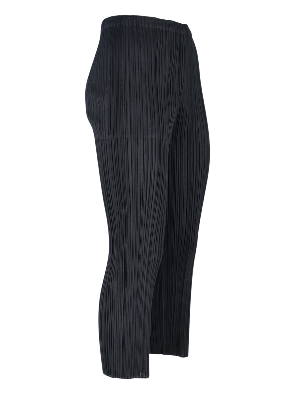 Pleats Please Black Pleated Trousers