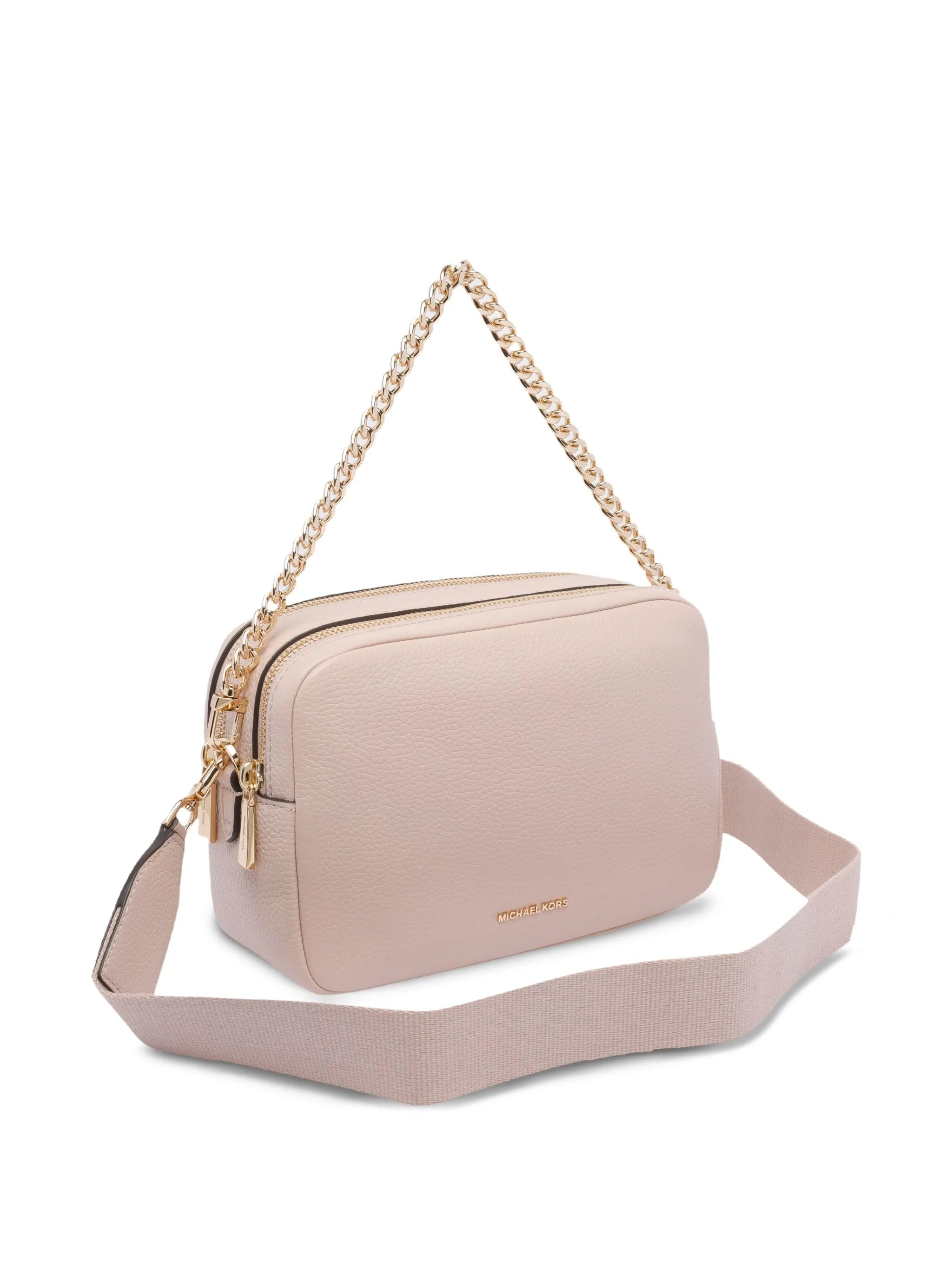 Leather Rectangular Shoulder Chain Handle Bag