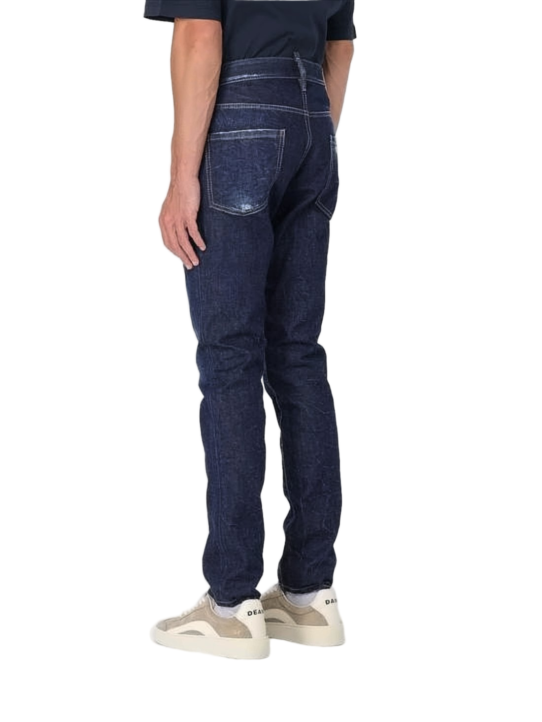 Straight-Leg Denim Pants