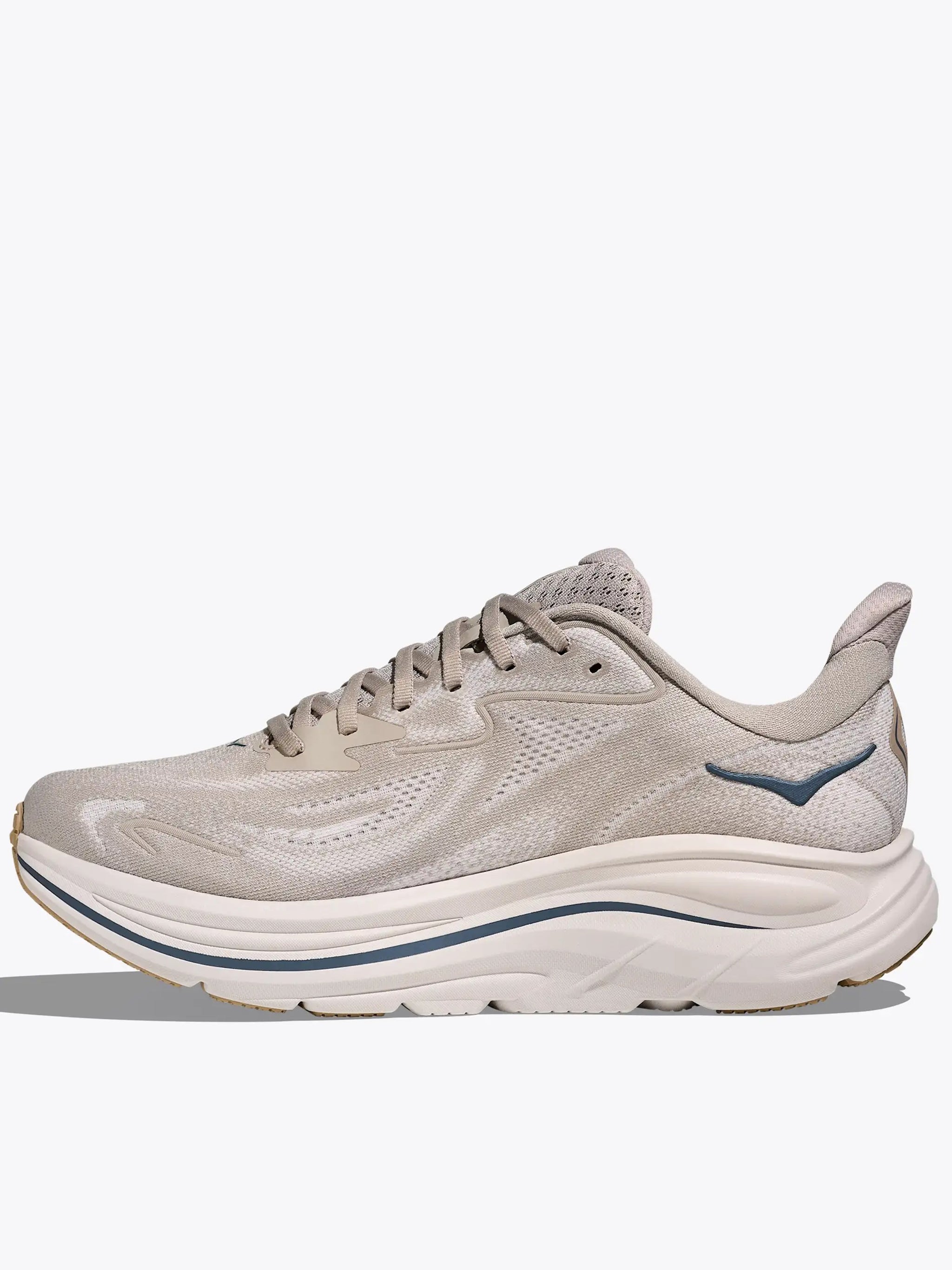 Beige Clifton 10 Cushioned Mesh Sneakers