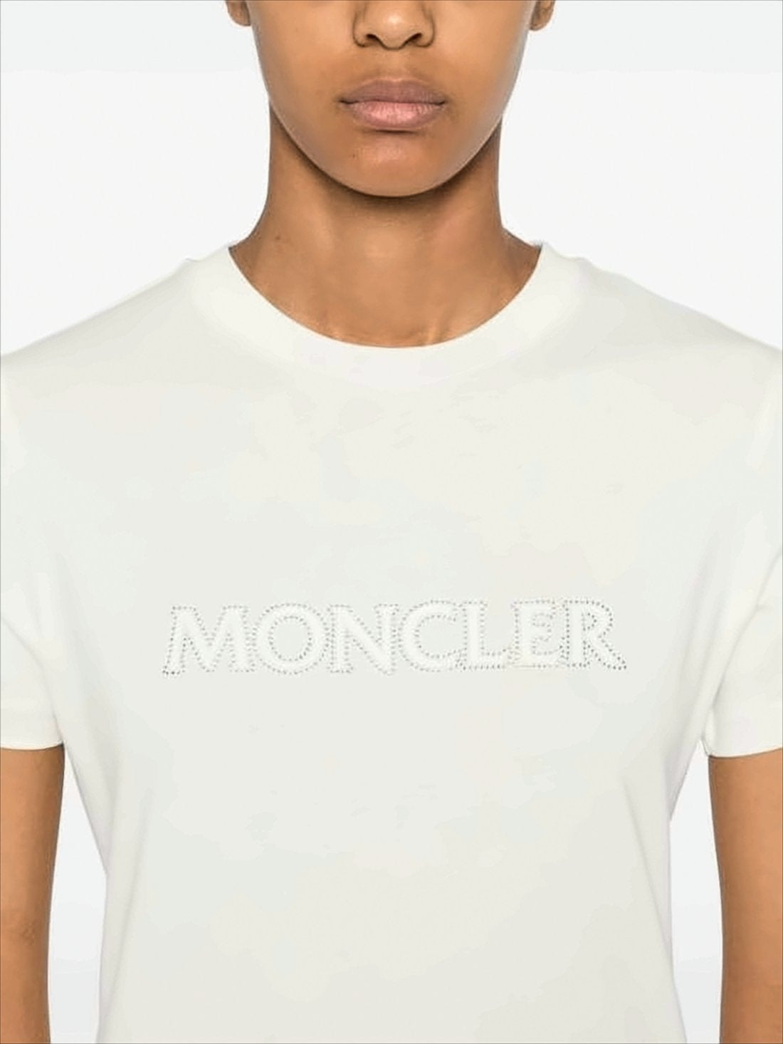 Short-Sleeved Crew Neck Moncler T-Shirt