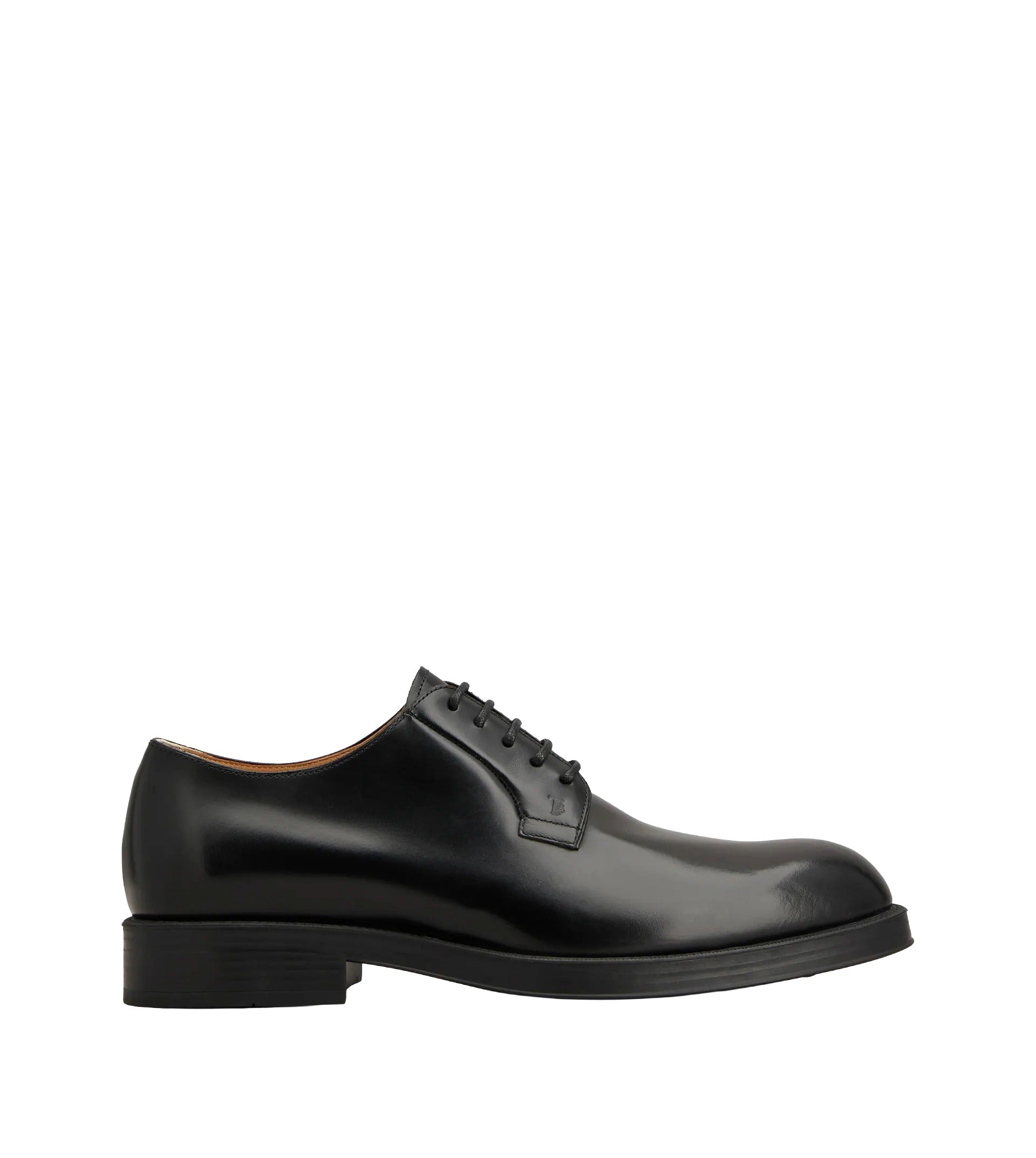 Black Derby Formale Gomma 75L Shoes