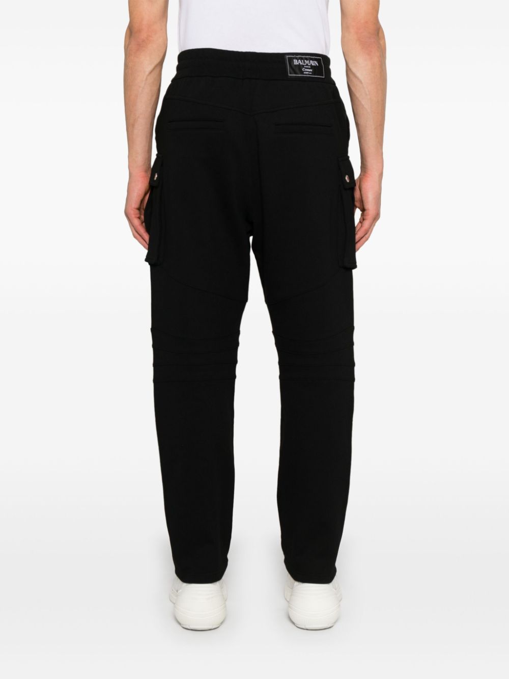 Black Trousers with Elasticated Drawstring