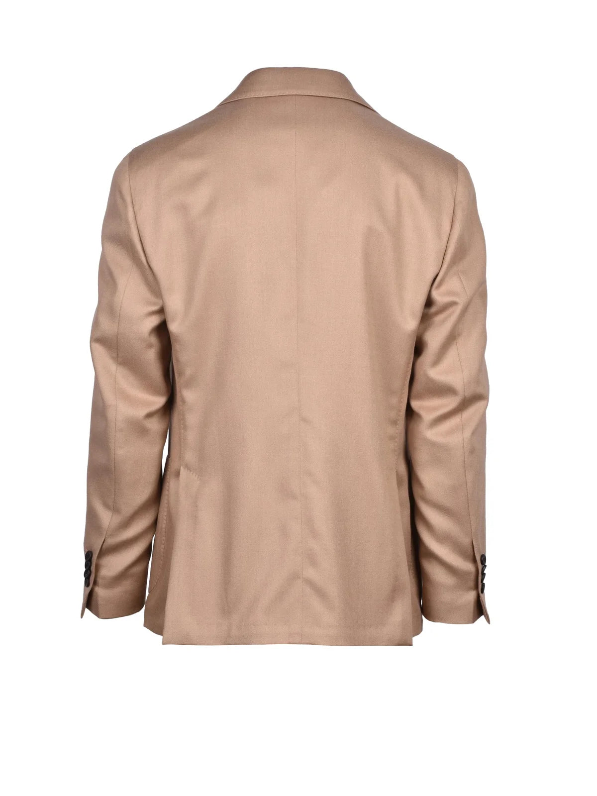 Beige Cashmere Virgin Wool Silk Jacket