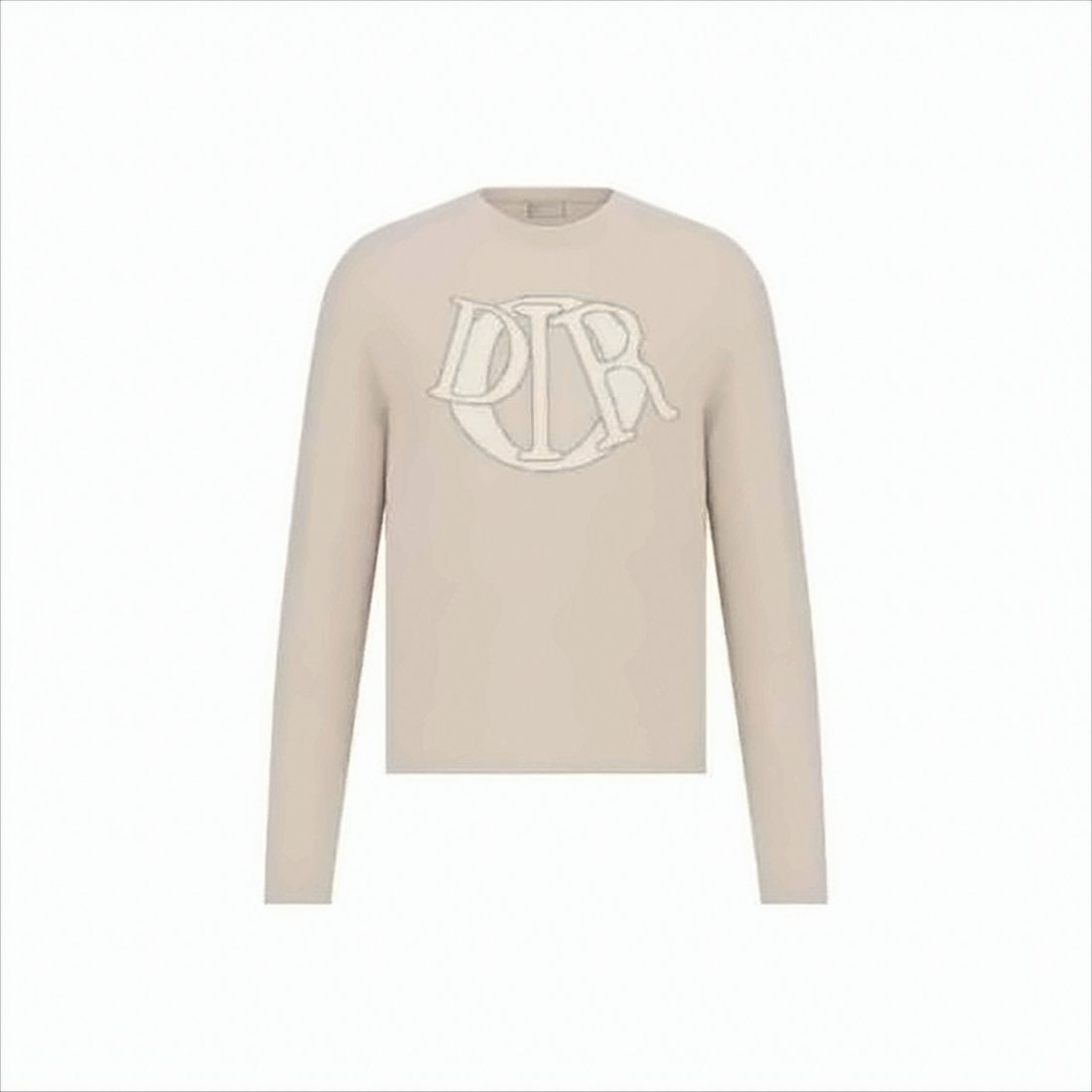 Crew Neck Wool Cashmere Blend Sweater