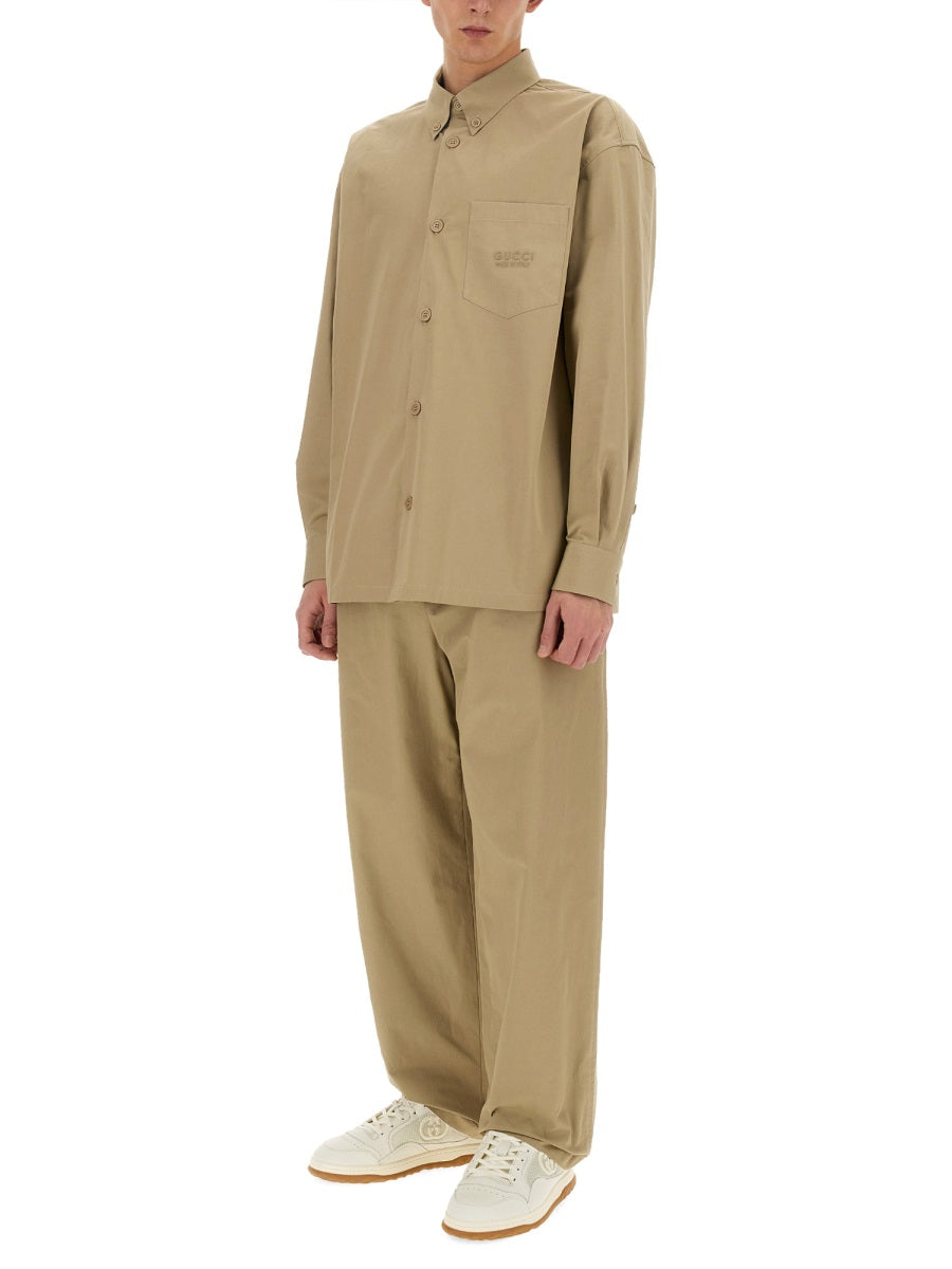 Classic Regular Fit Cotton Poplin Pants