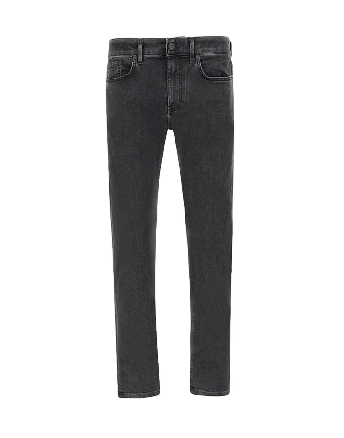 Slim Fit Black Denim Pants