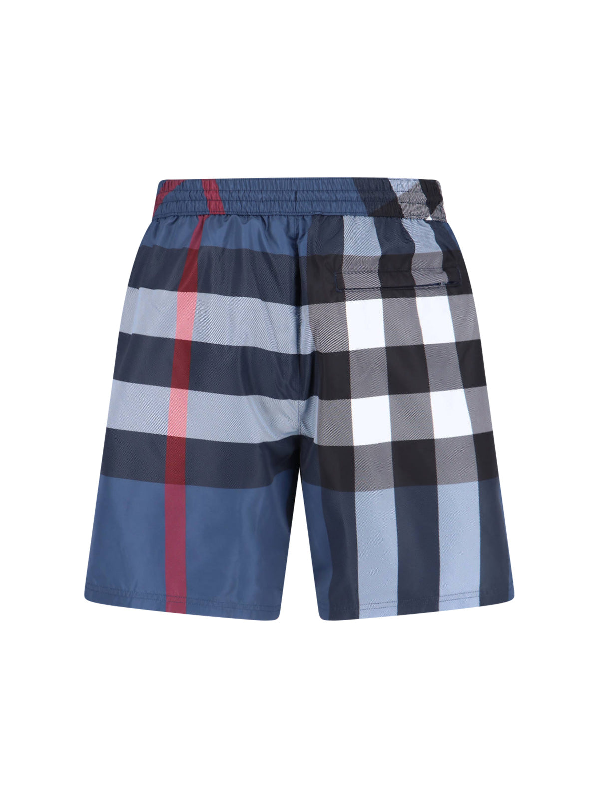 “Check” Drawstring Swim Shorts – Multicolor