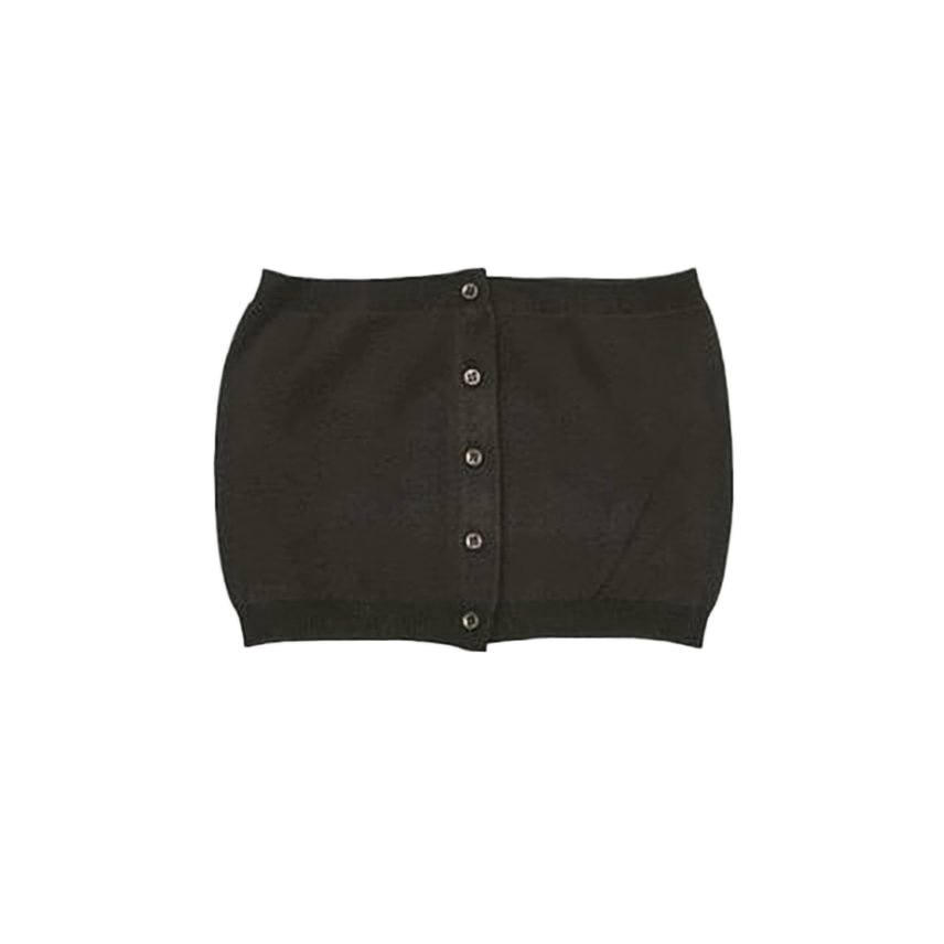 Cropped Black Cardigan