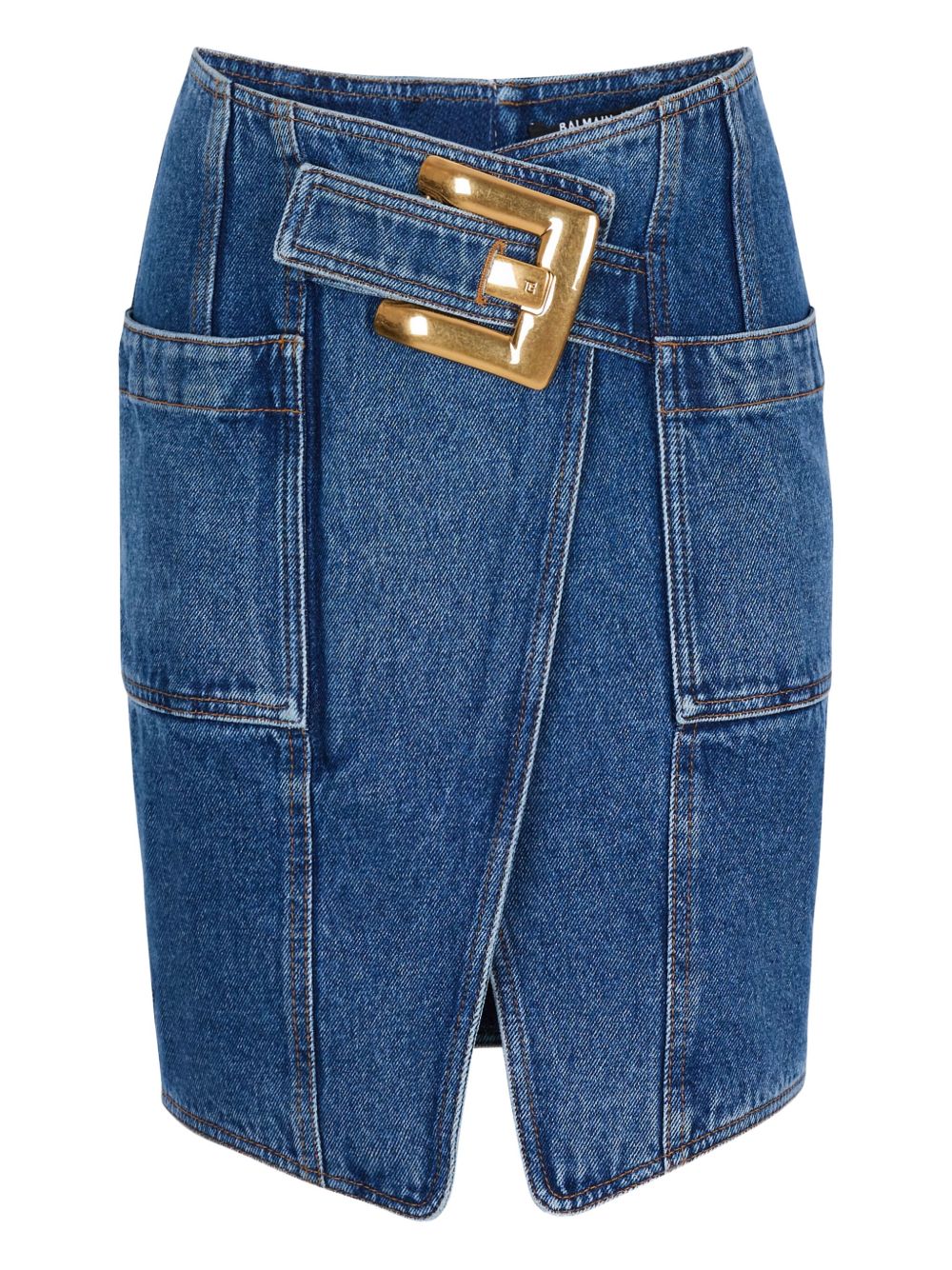 Structured Denim Skirt