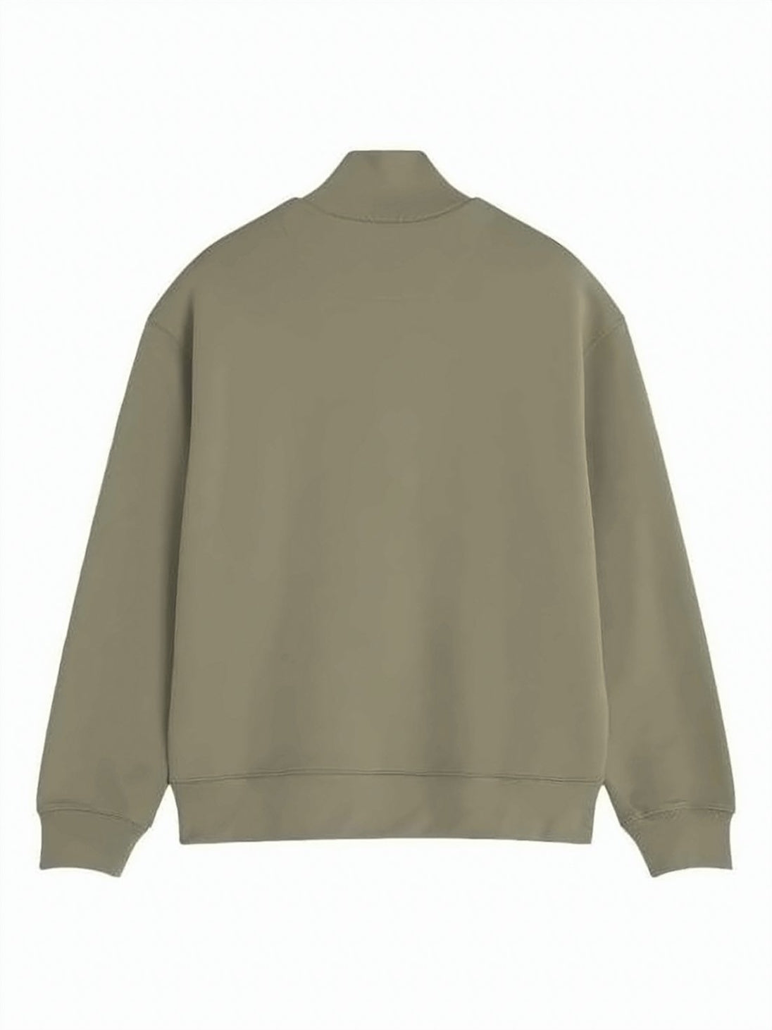Half-Zip Sweatshirt With Embroidered Fox Head