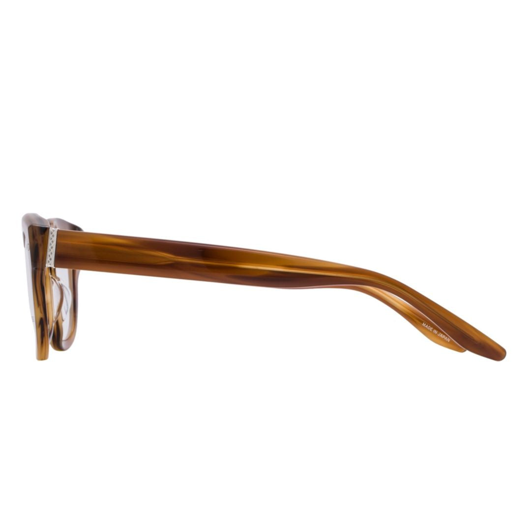 Demarco Round Tortoiseshell Acetate Eyeglasses with Keyhole Bridge