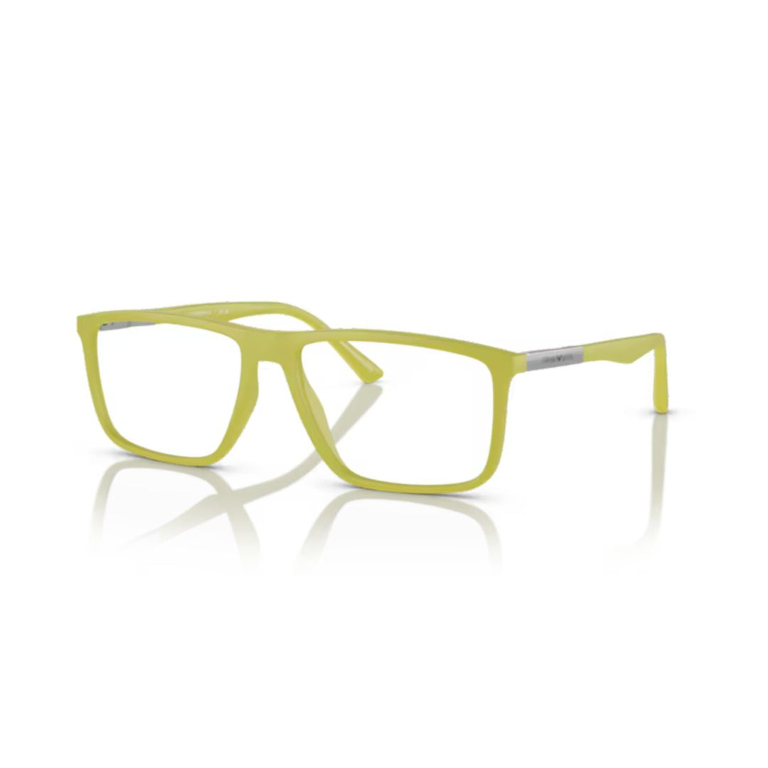 3221 Vista Rectangular Frame Eyeglasses with Silver Accents