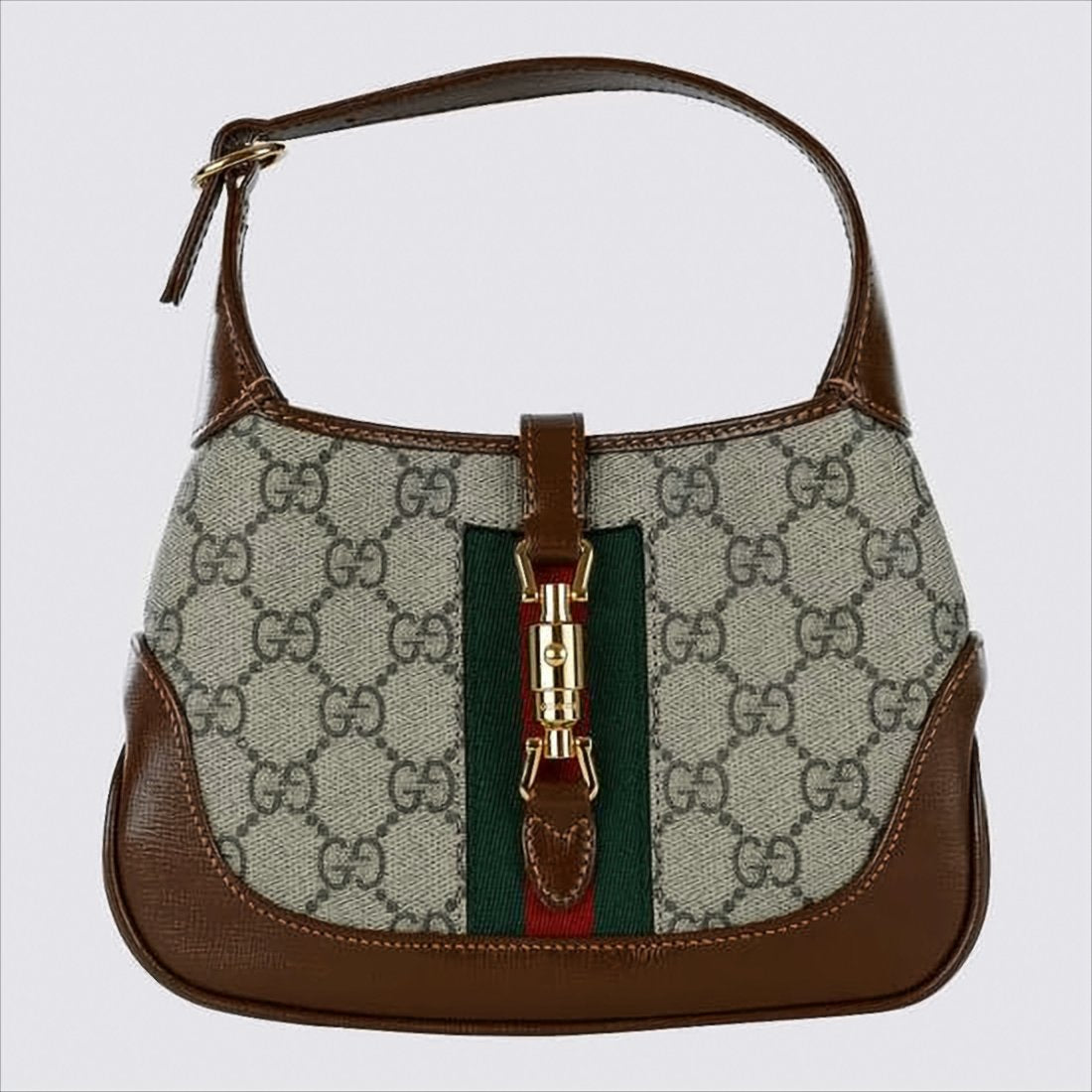 Canvas Mini Shoulder Bag with Signature Monogram