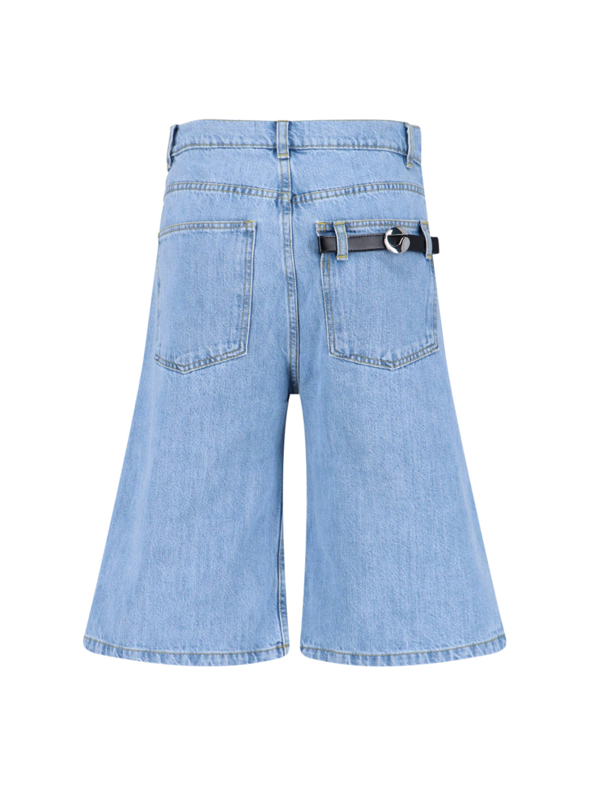 Denim Shorts In Light Blue Cotton