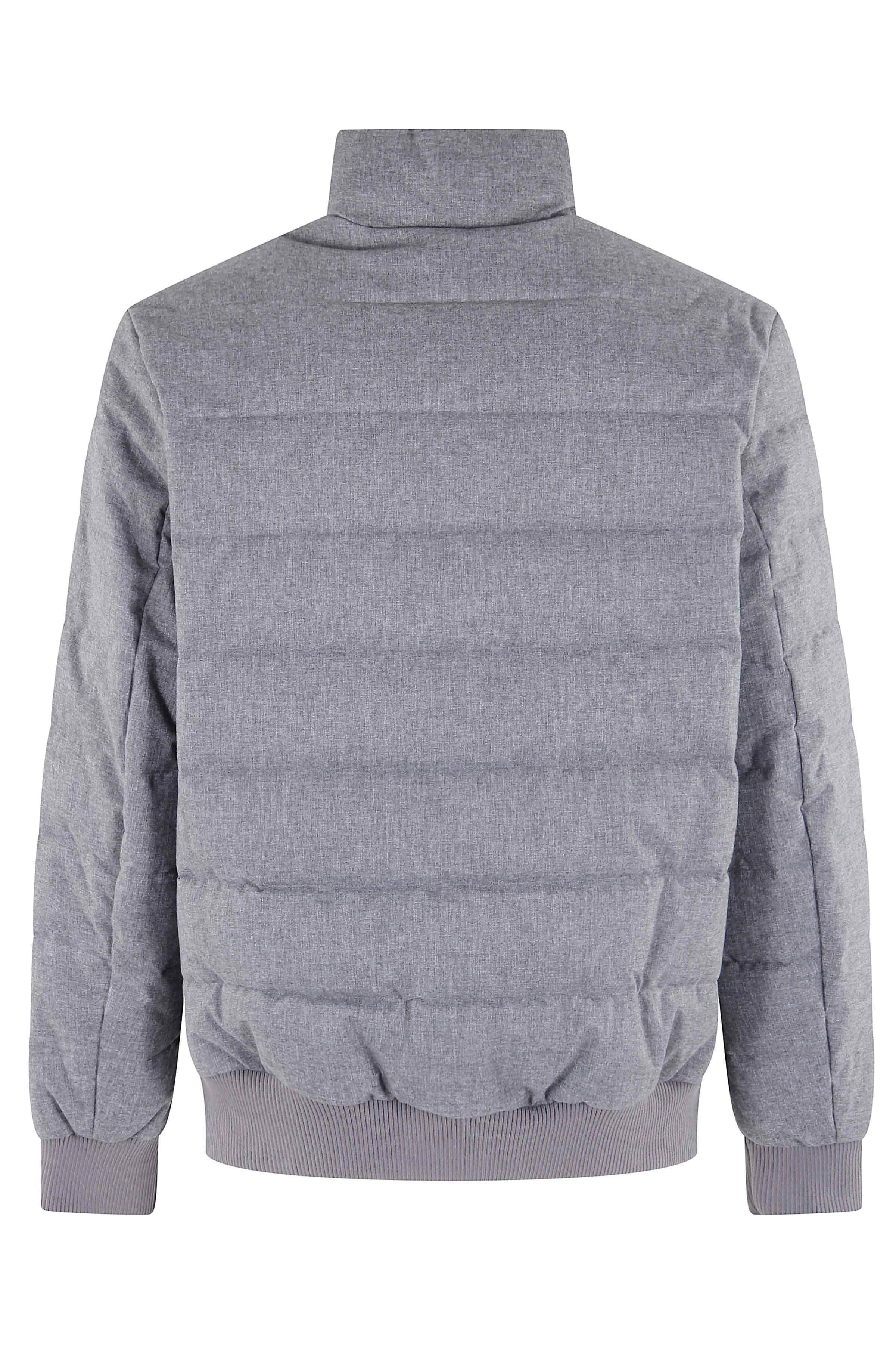 Mid Grey Melange Padded Jacket