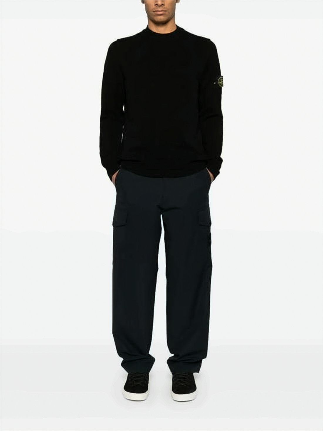 Classic Black Crewneck Sweater