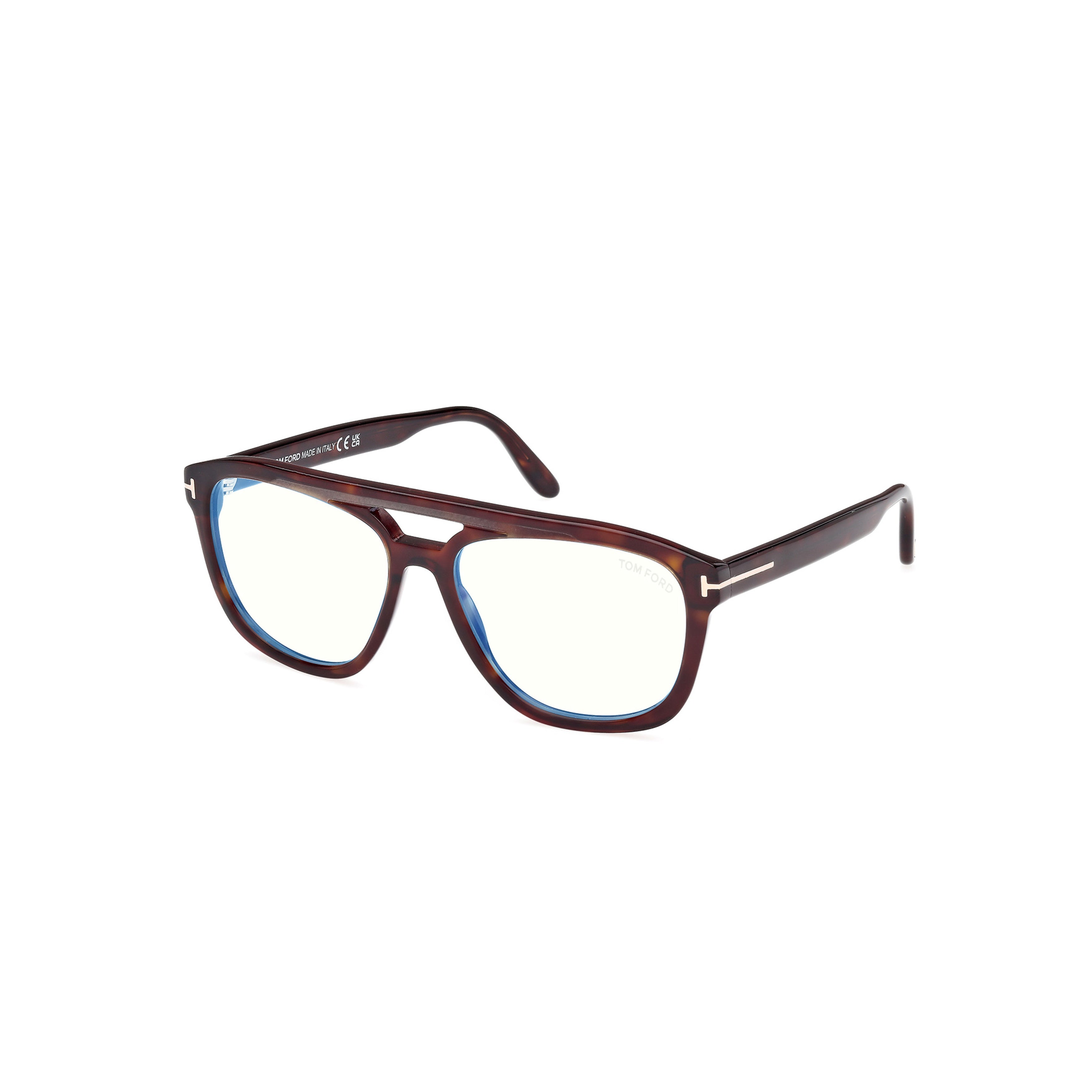 Ft6024-B Oversized Square Tortoiseshell Sunglasses