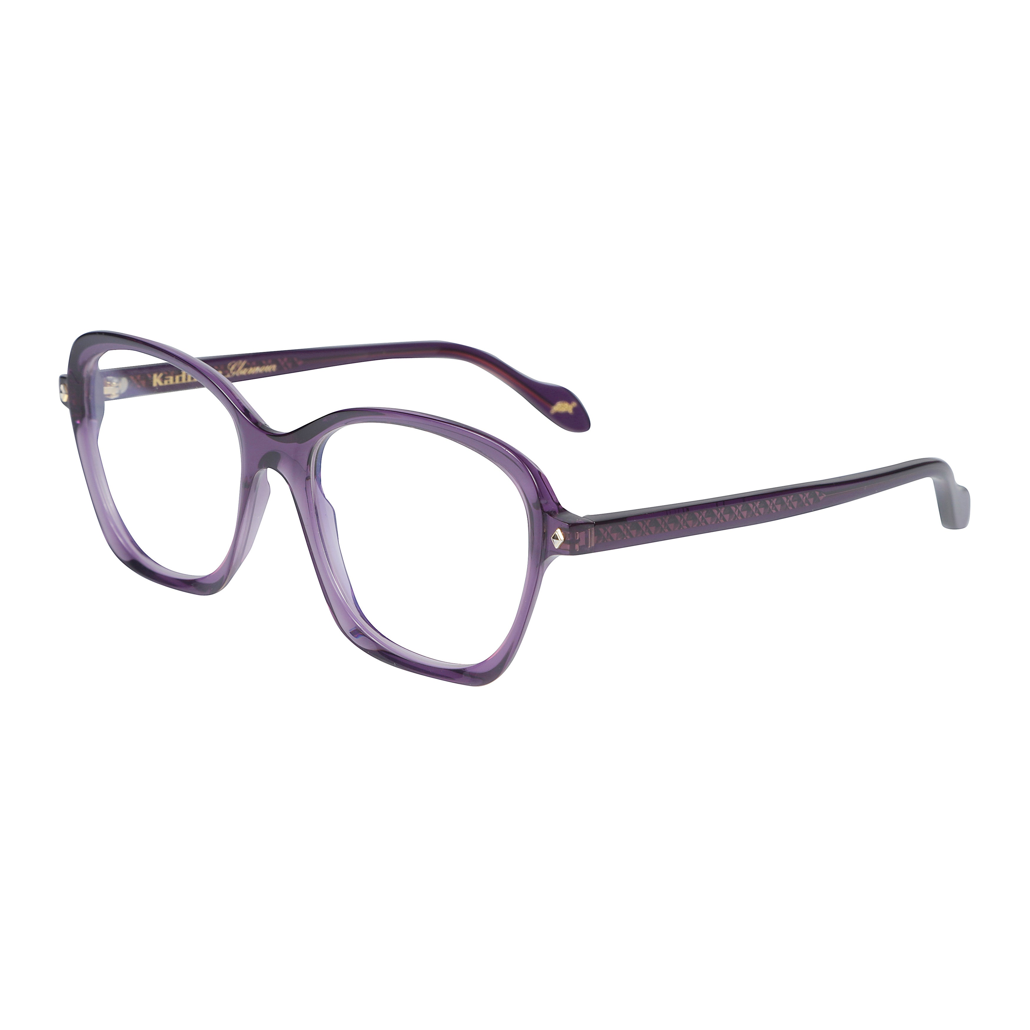 Trilly Glamour-V Oversized Square Frame Eyeglasses