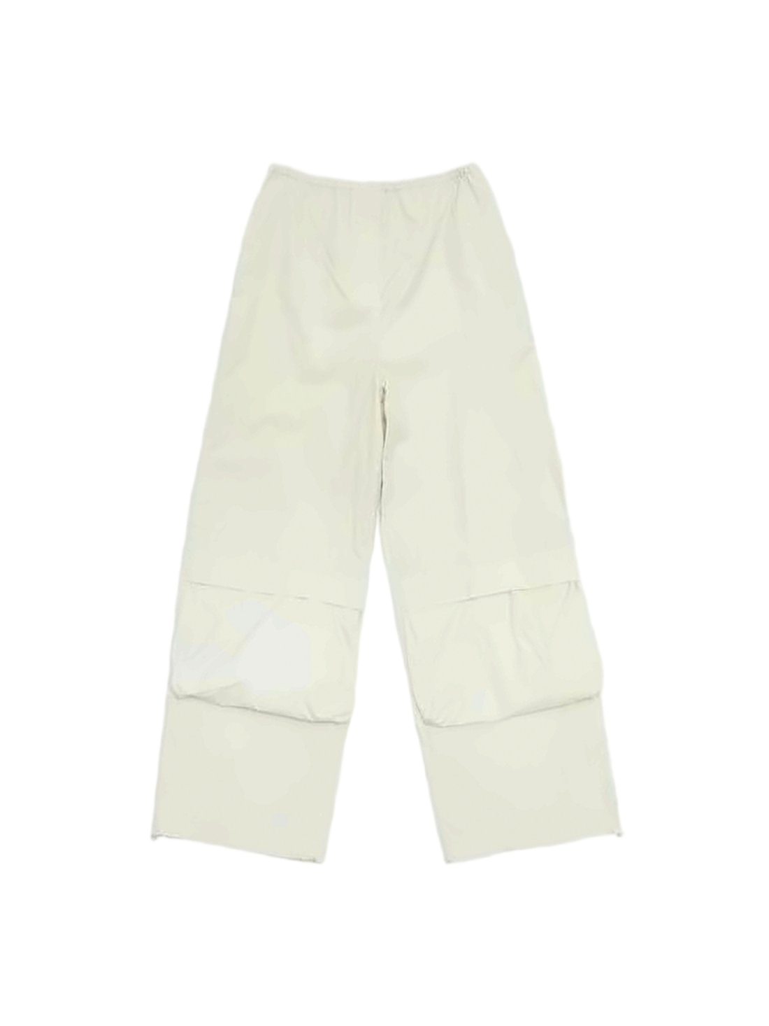 Wide-Leg Relaxed Fit Pants with Panel Detail