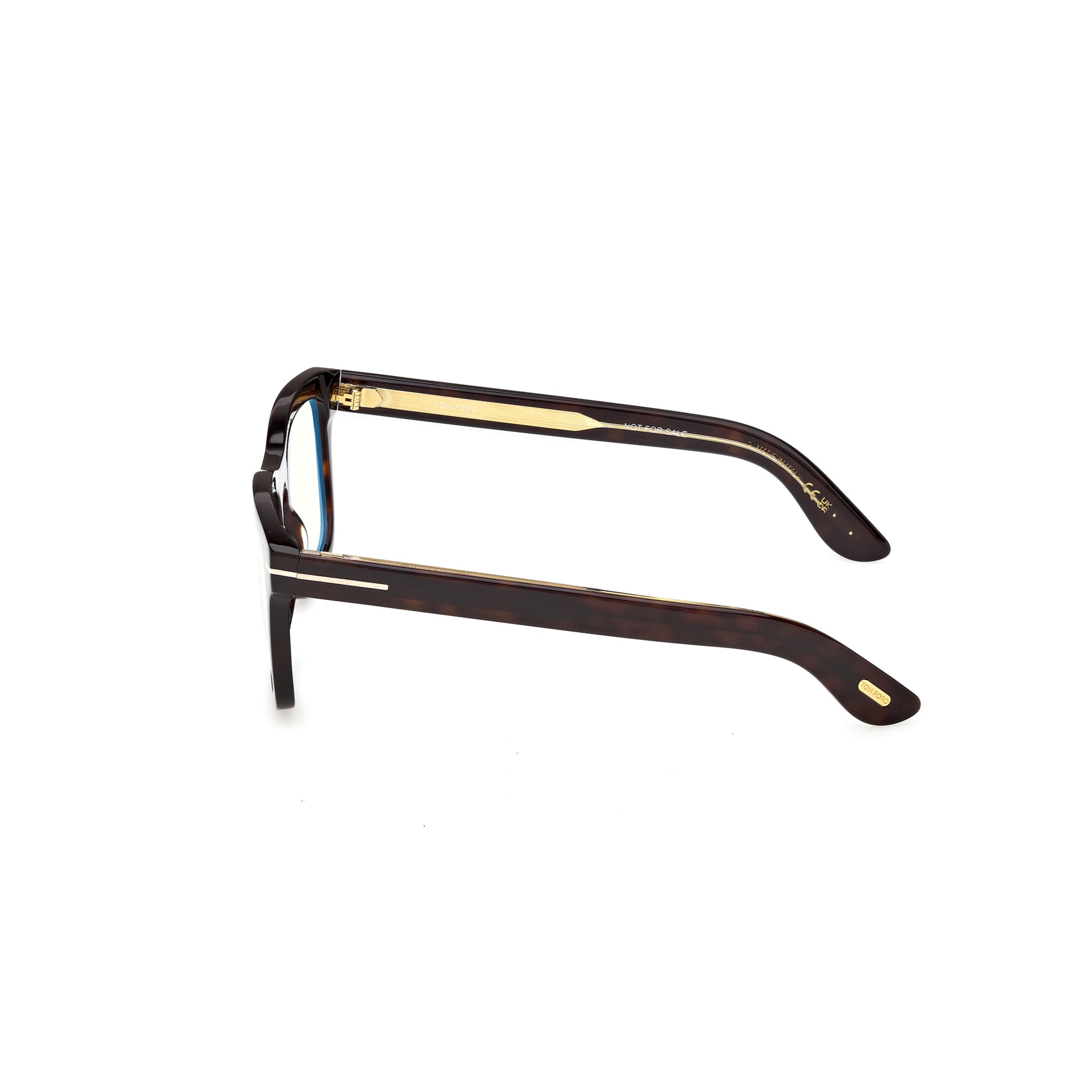 Ft6070-B Tortoiseshell Square Frame Eyeglasses