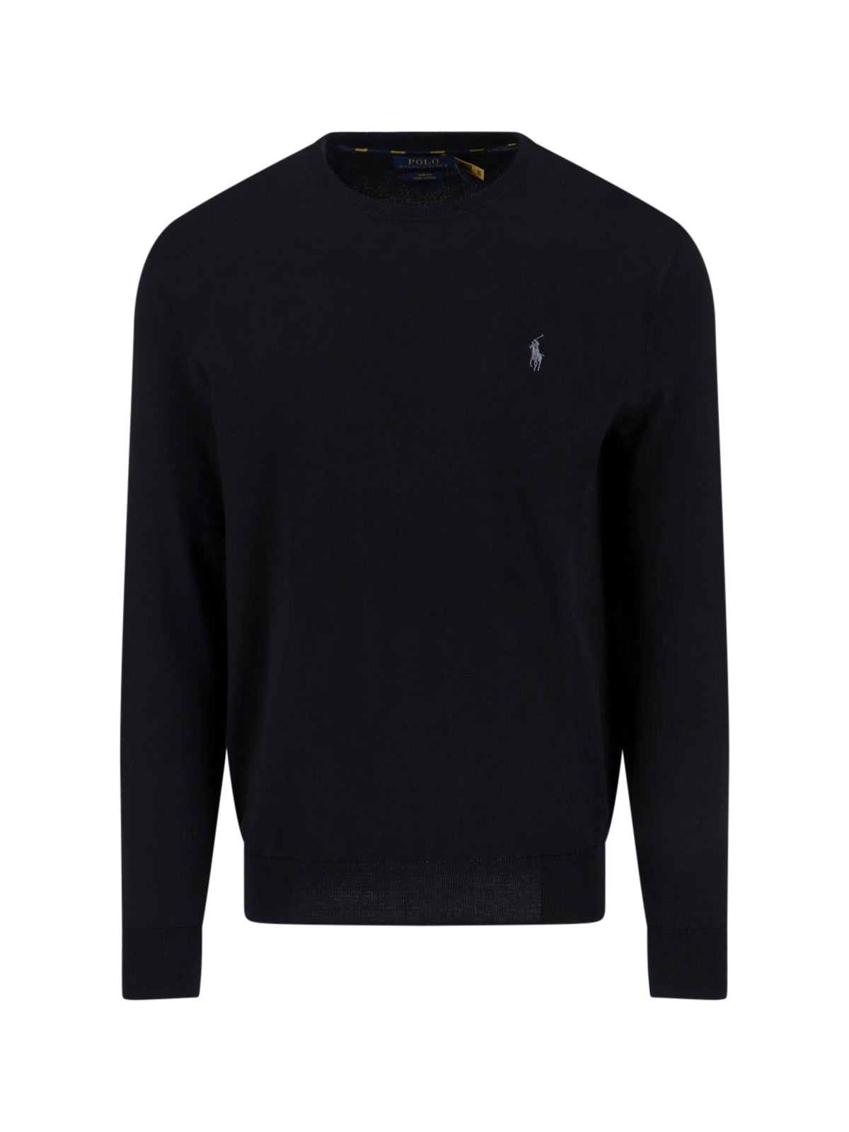 Timeless Black Sweater With Ribbed Detailing