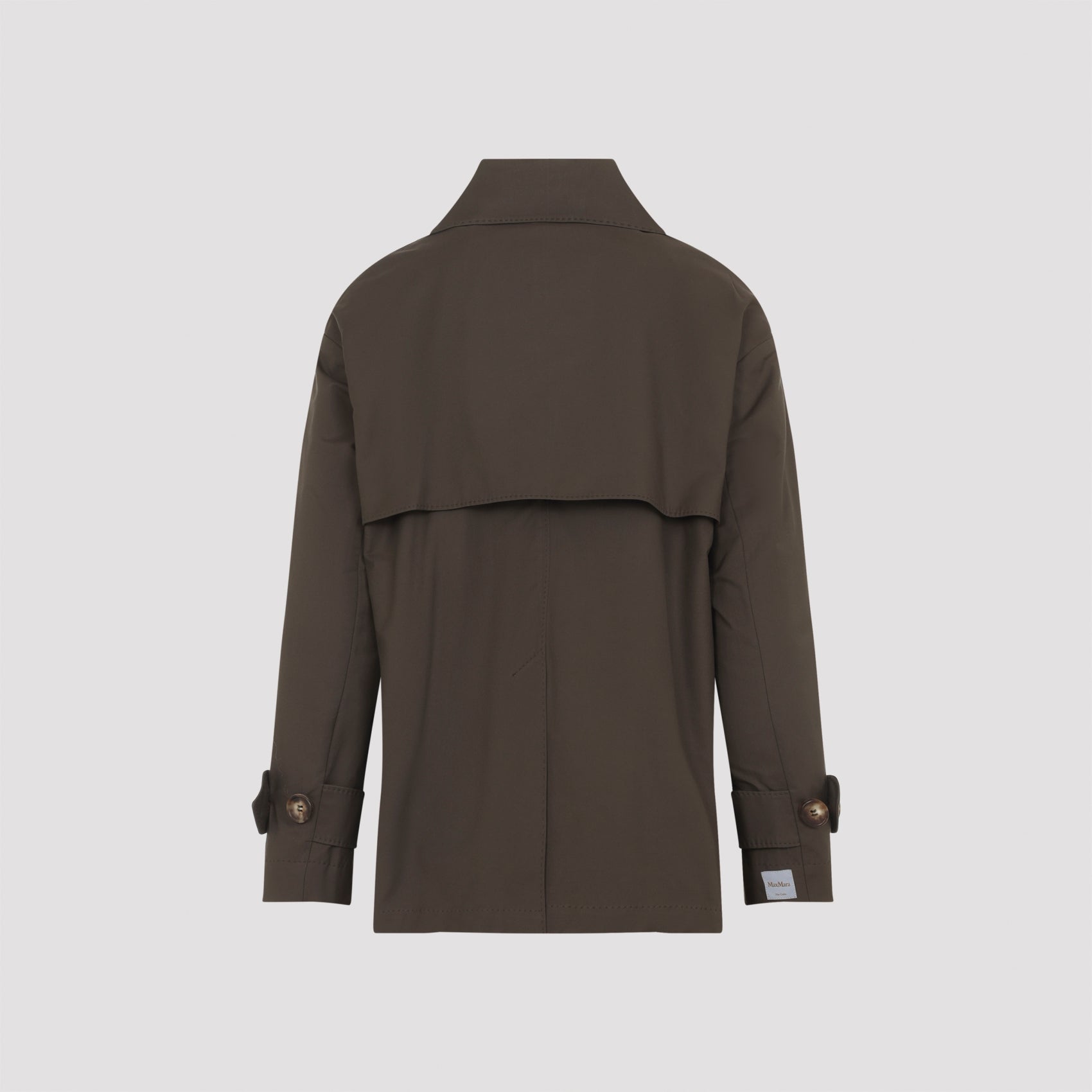 The Cube Green Cotton Blend Coat