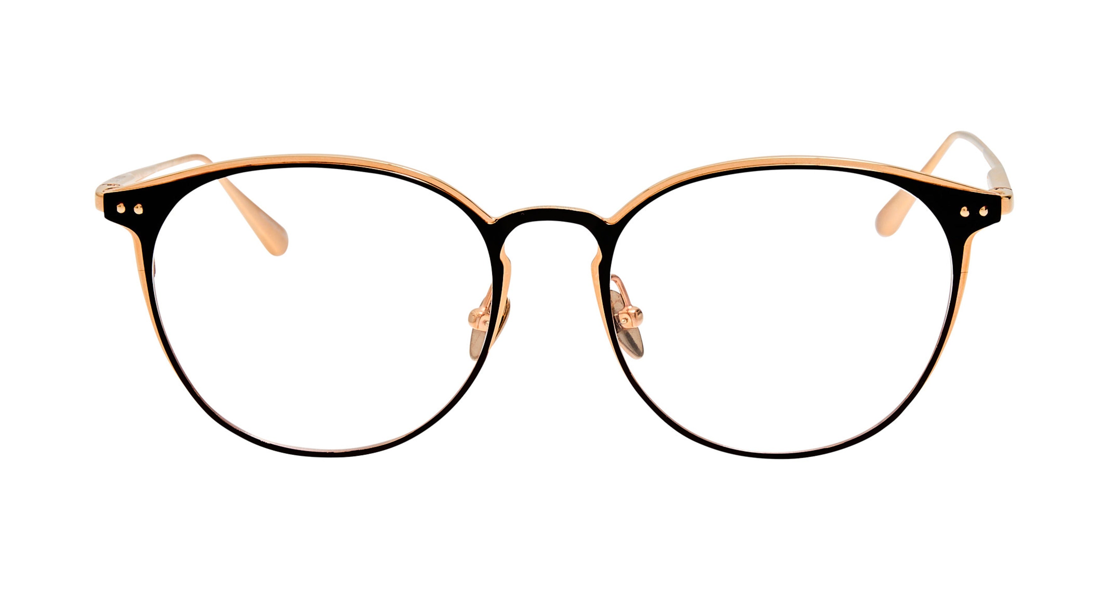 Lfl Thin Metal Frame Round Sunglasses