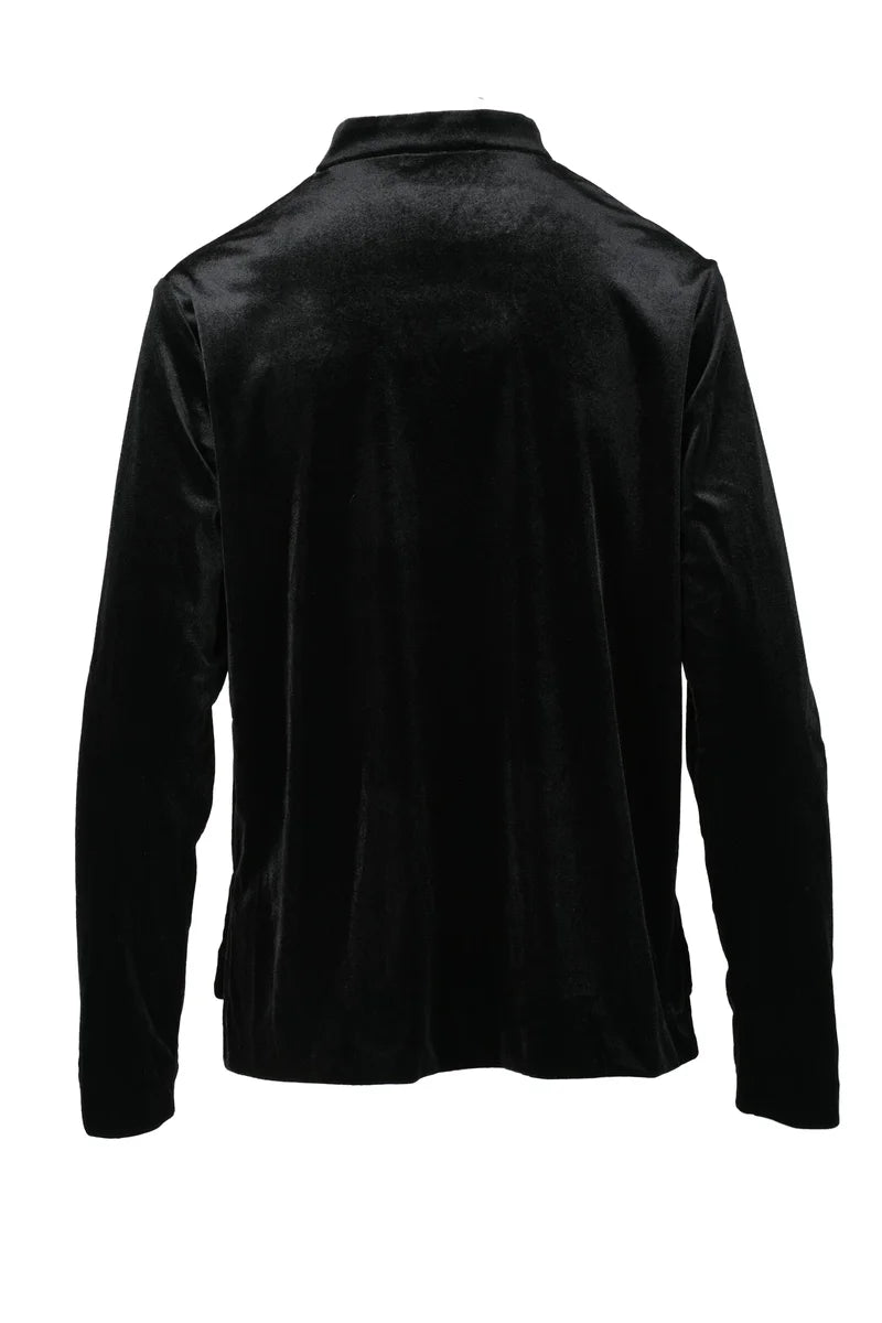 Polyamide and Elastane Blouse - Black