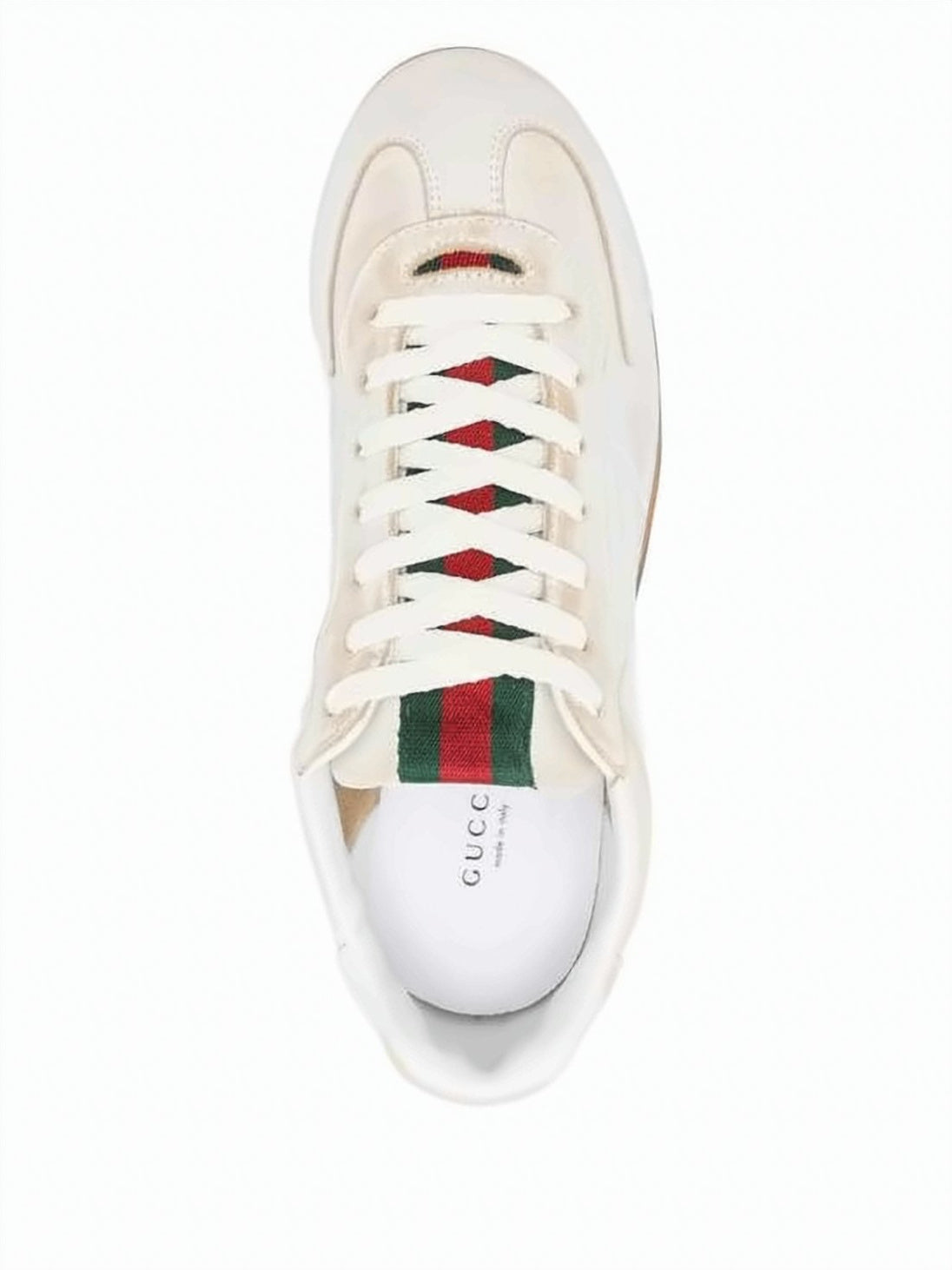 Low-Profile Leather Sneakers With Signature Stripes