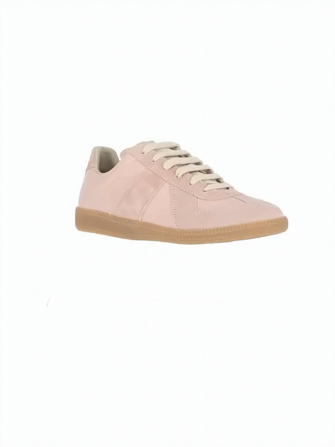 Low-Profile Sneakers with Smooth and Suede Leather Combination