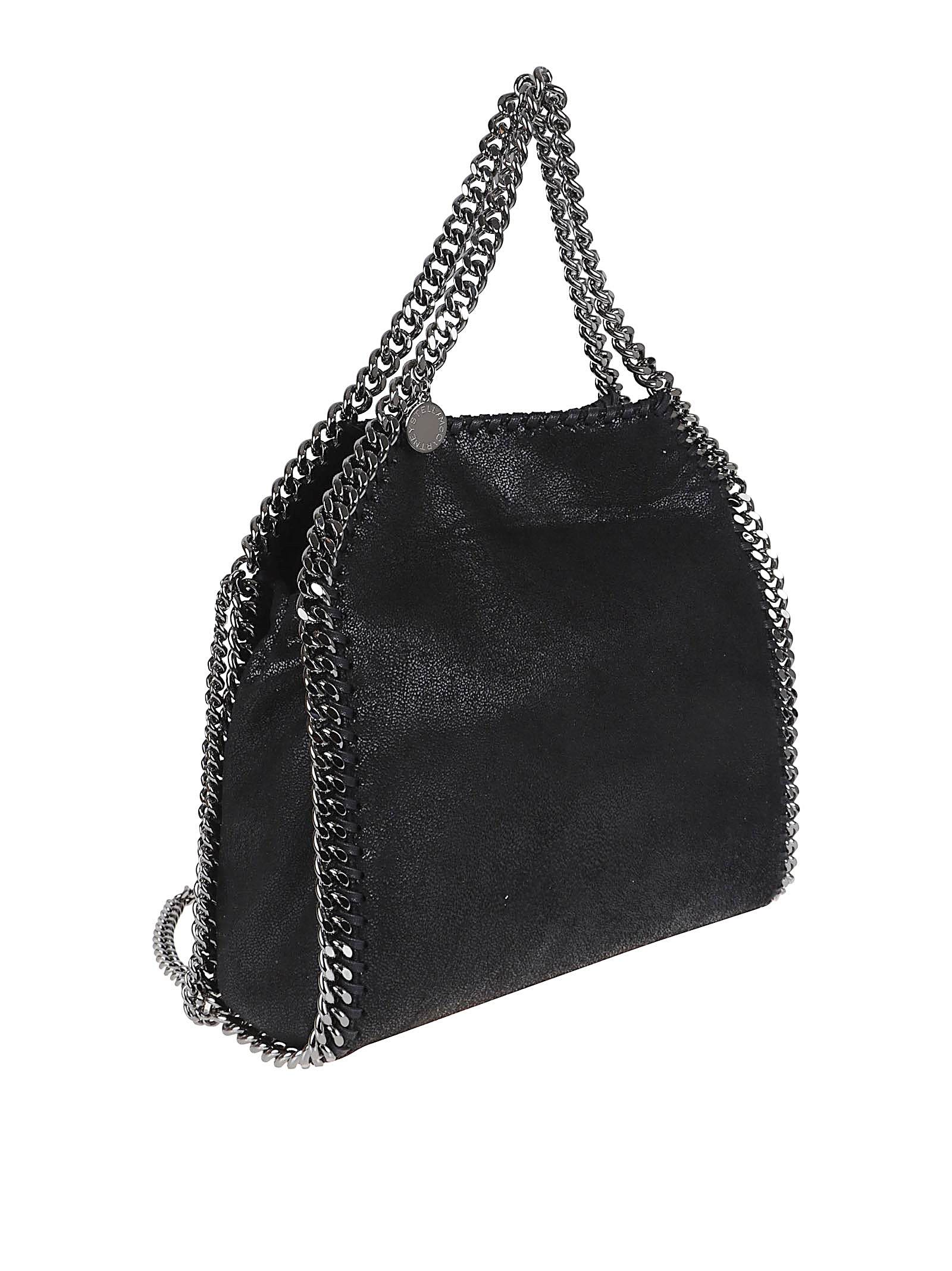 Mini Tote Bag with Silver Chain Detail