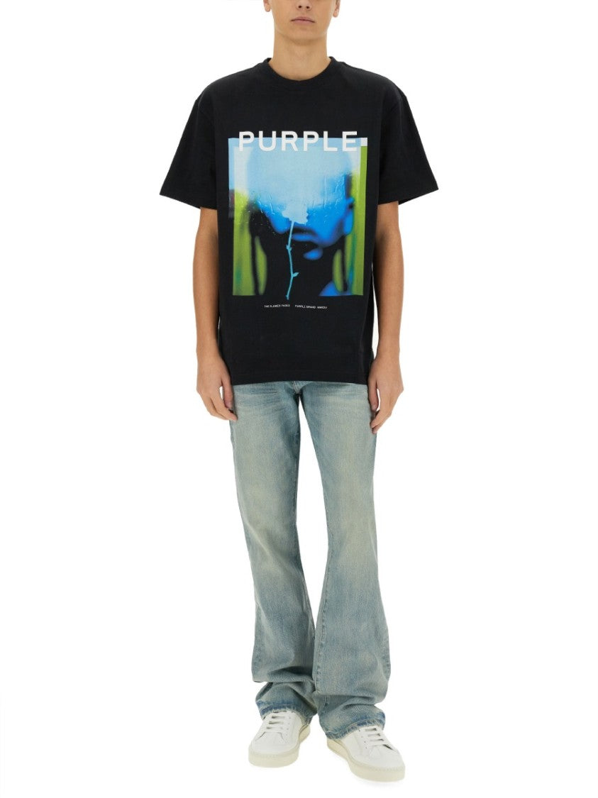 "Coated Flare" Jeans
