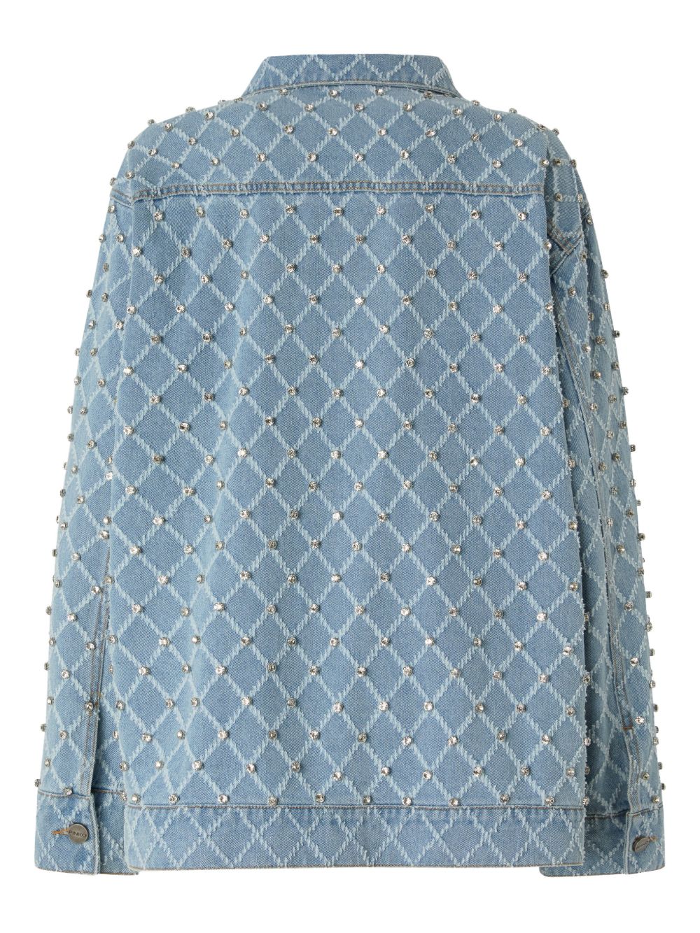 Diamond Quilted Denim Jacket