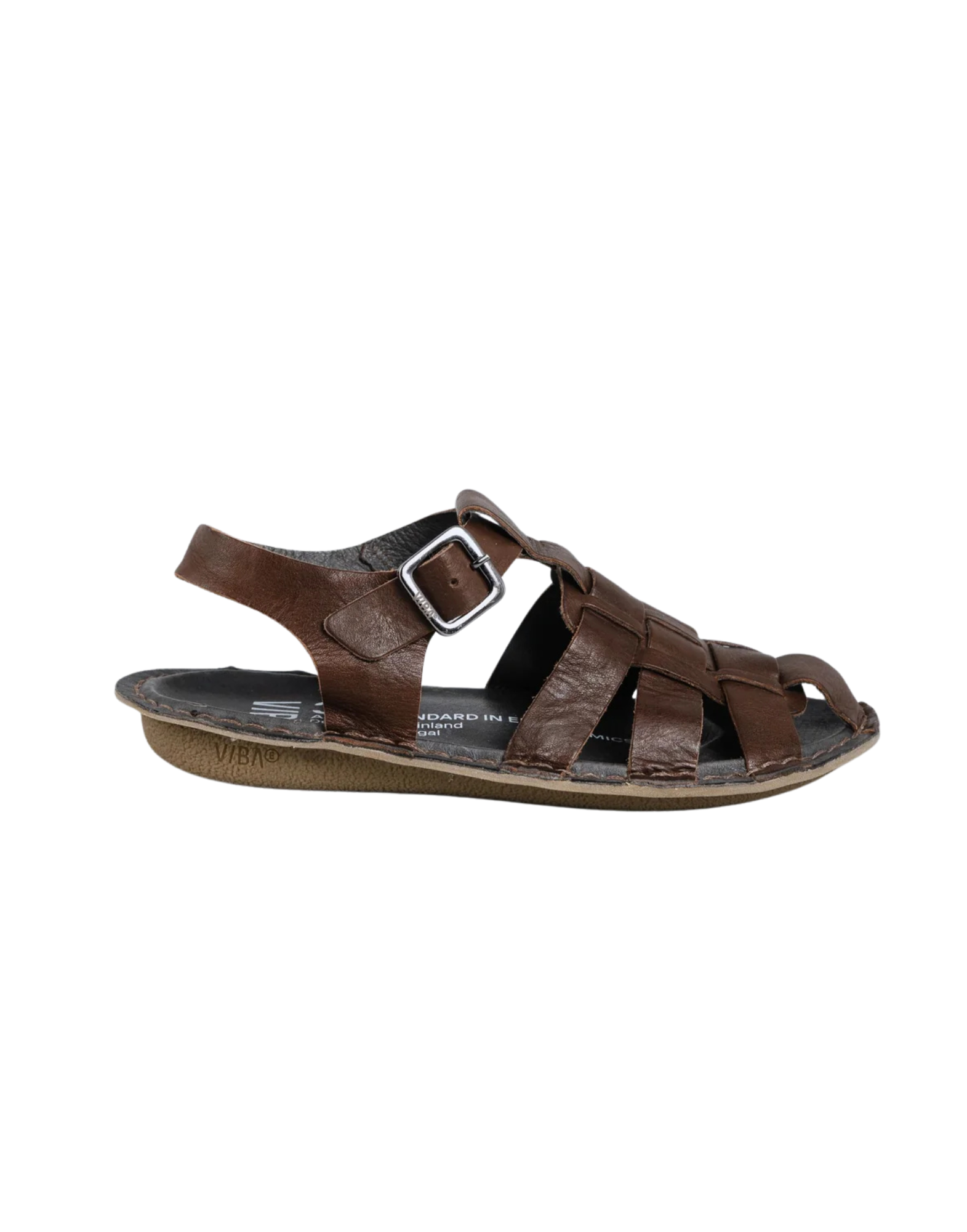 Capri Leather Cocoa Brown Unisex Sandals