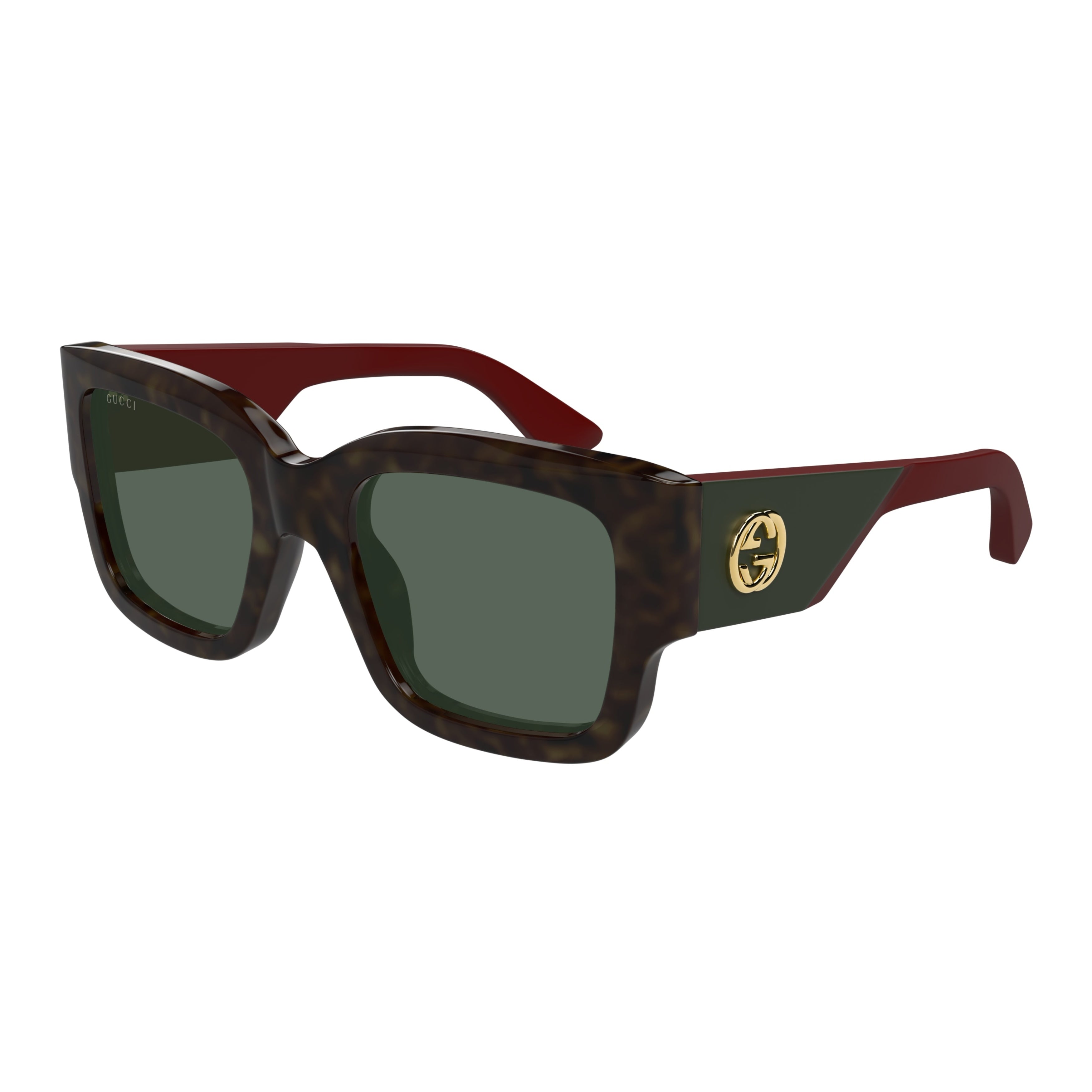 Gg1663s Bold Square Tortoiseshell Sunglasses