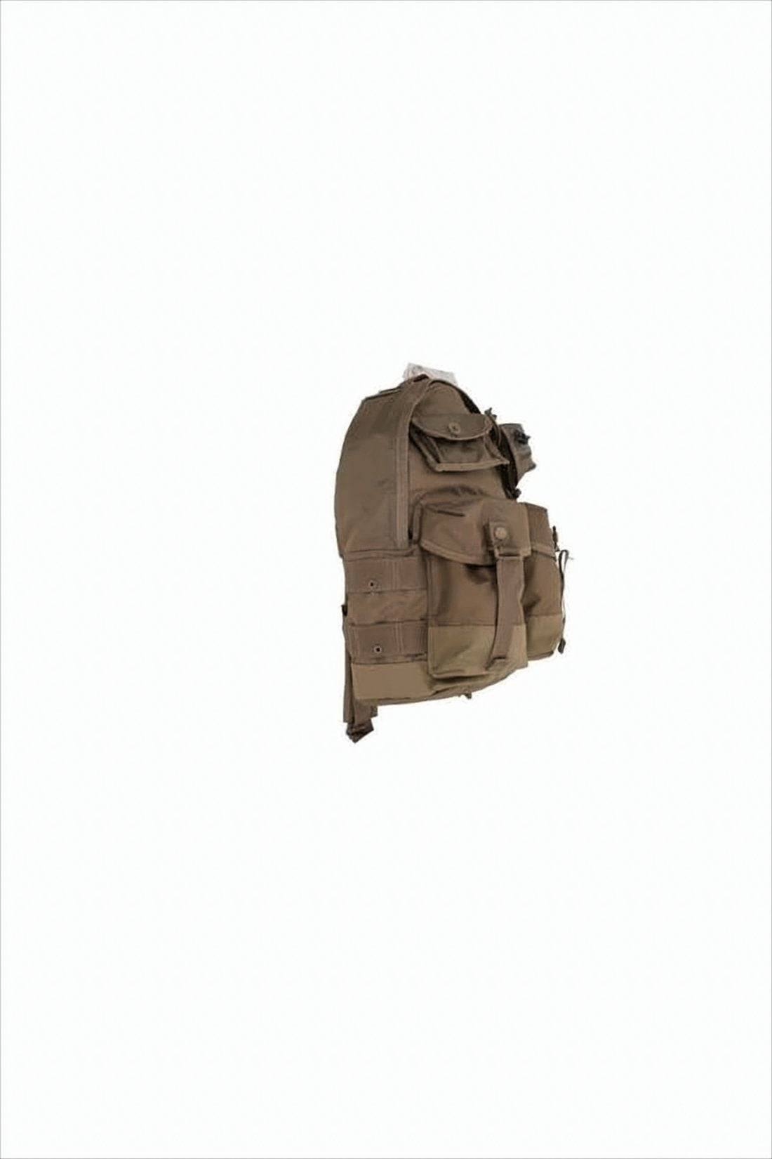 Rugged Nylon Backpack with Flap Closure