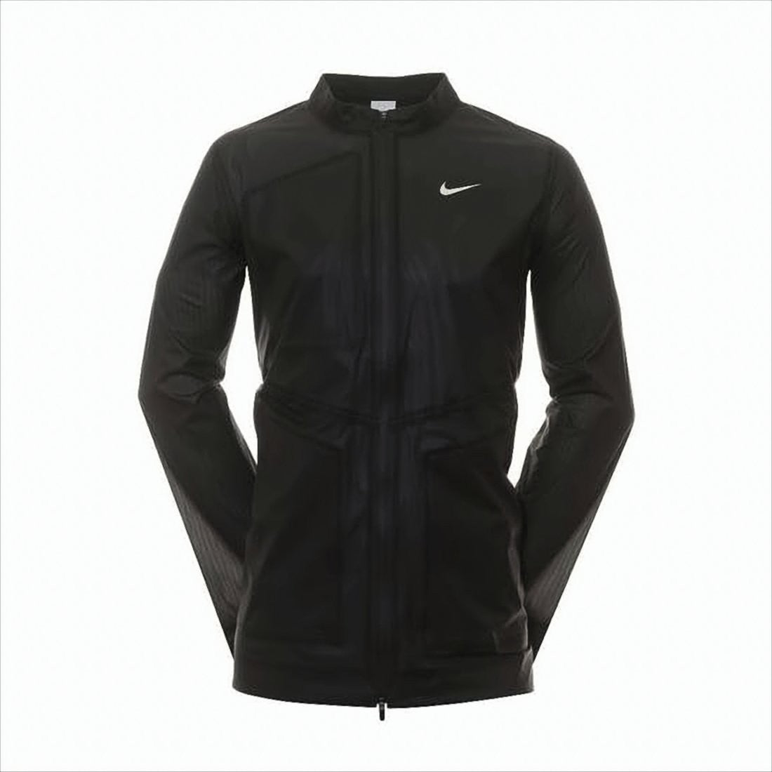 Lightweight High-Collar Jacket With Adjustable Cuffs