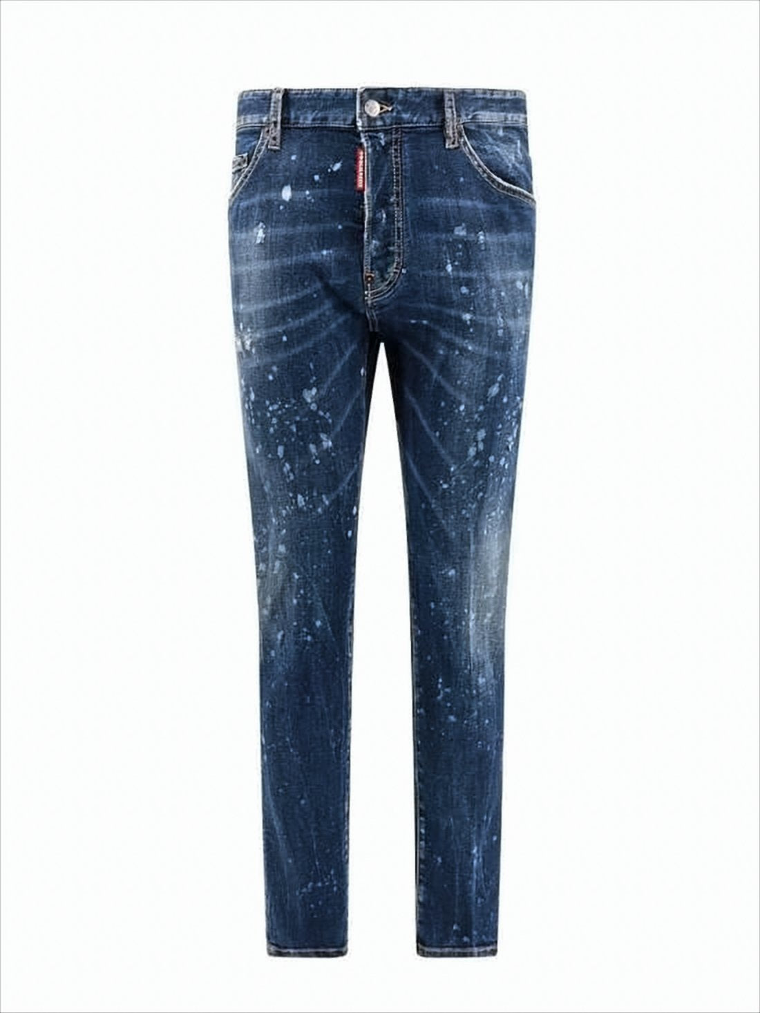 Distressed Blue Jeans