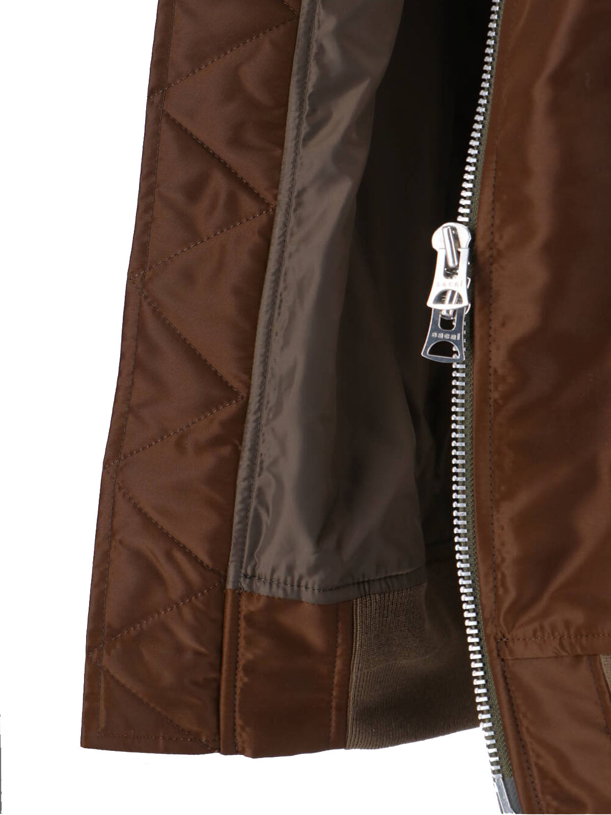 Structured Brown Jacket With Classic Front Closure