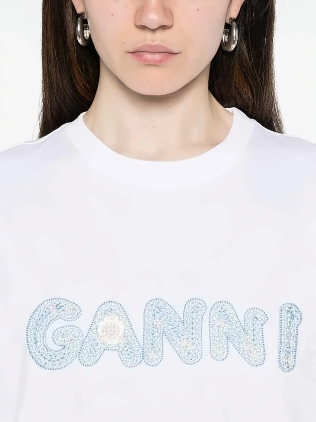 Embroidered Logo Short-Sleeved T-Shirt