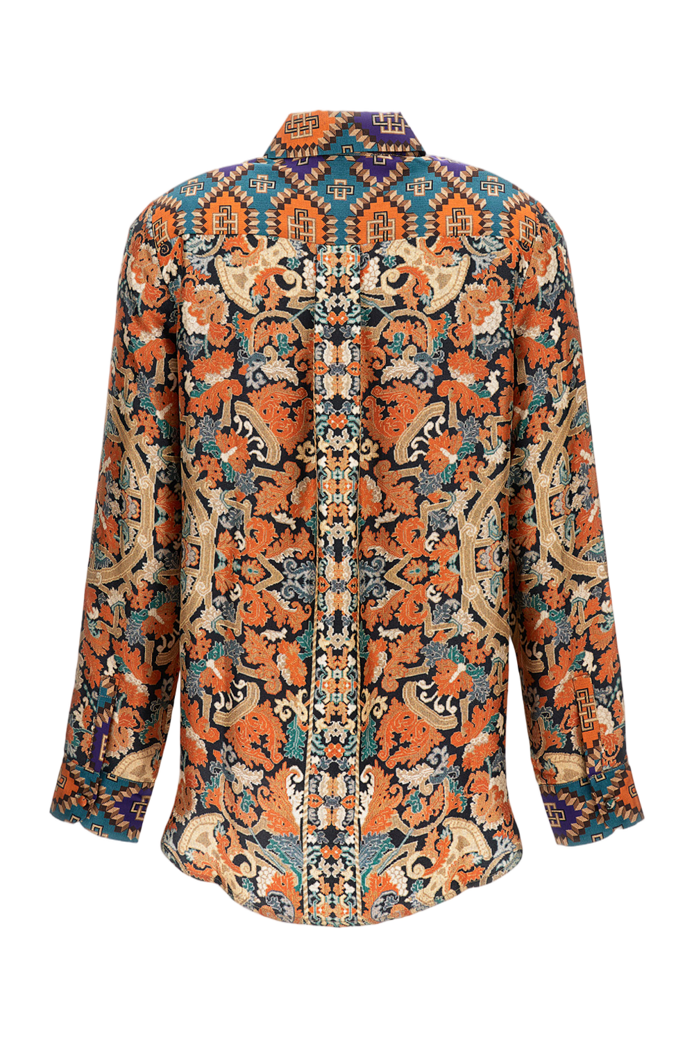 Multicolour Patterned Shirt With Design