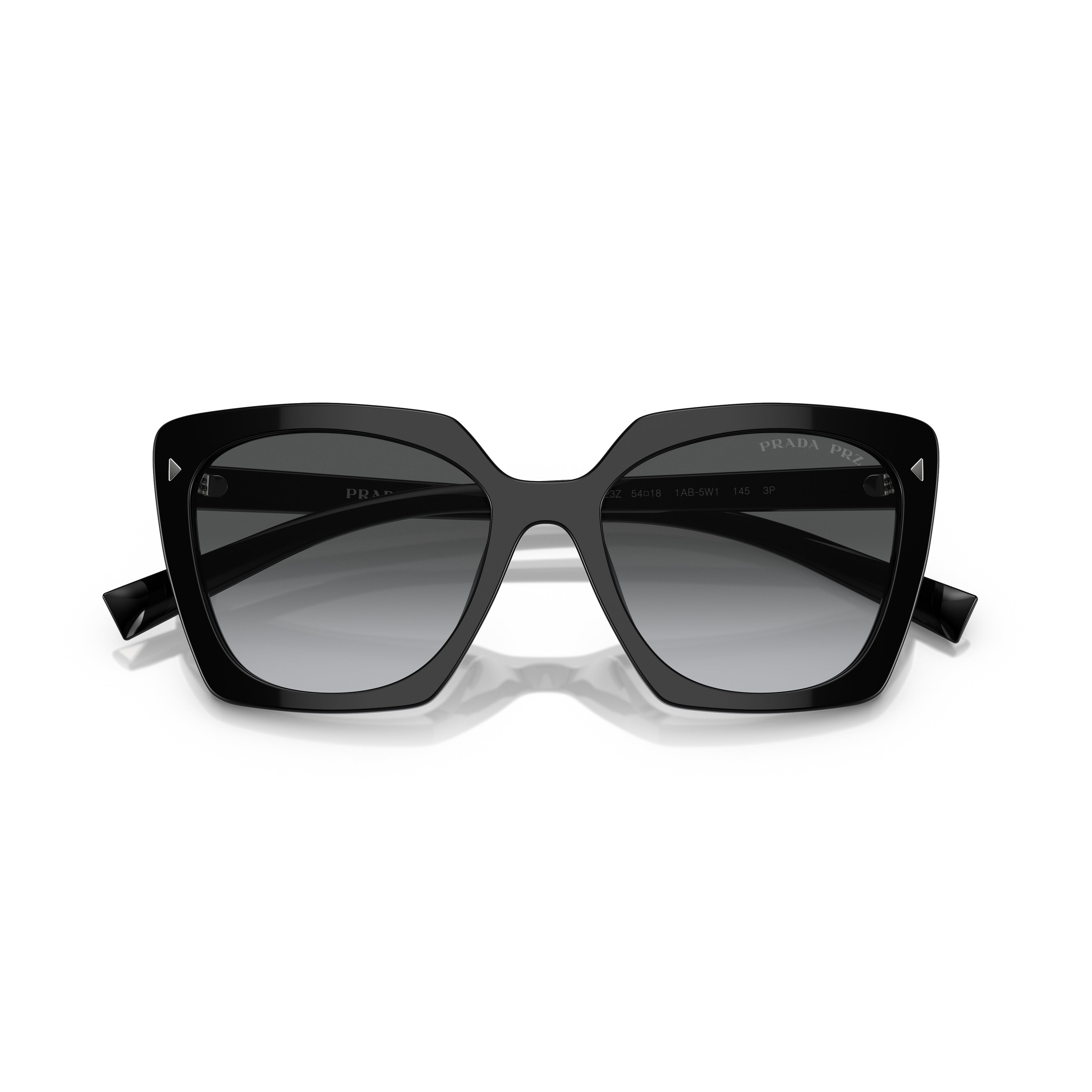 0pr 23zs Oversized Black Acetate Sunglasses