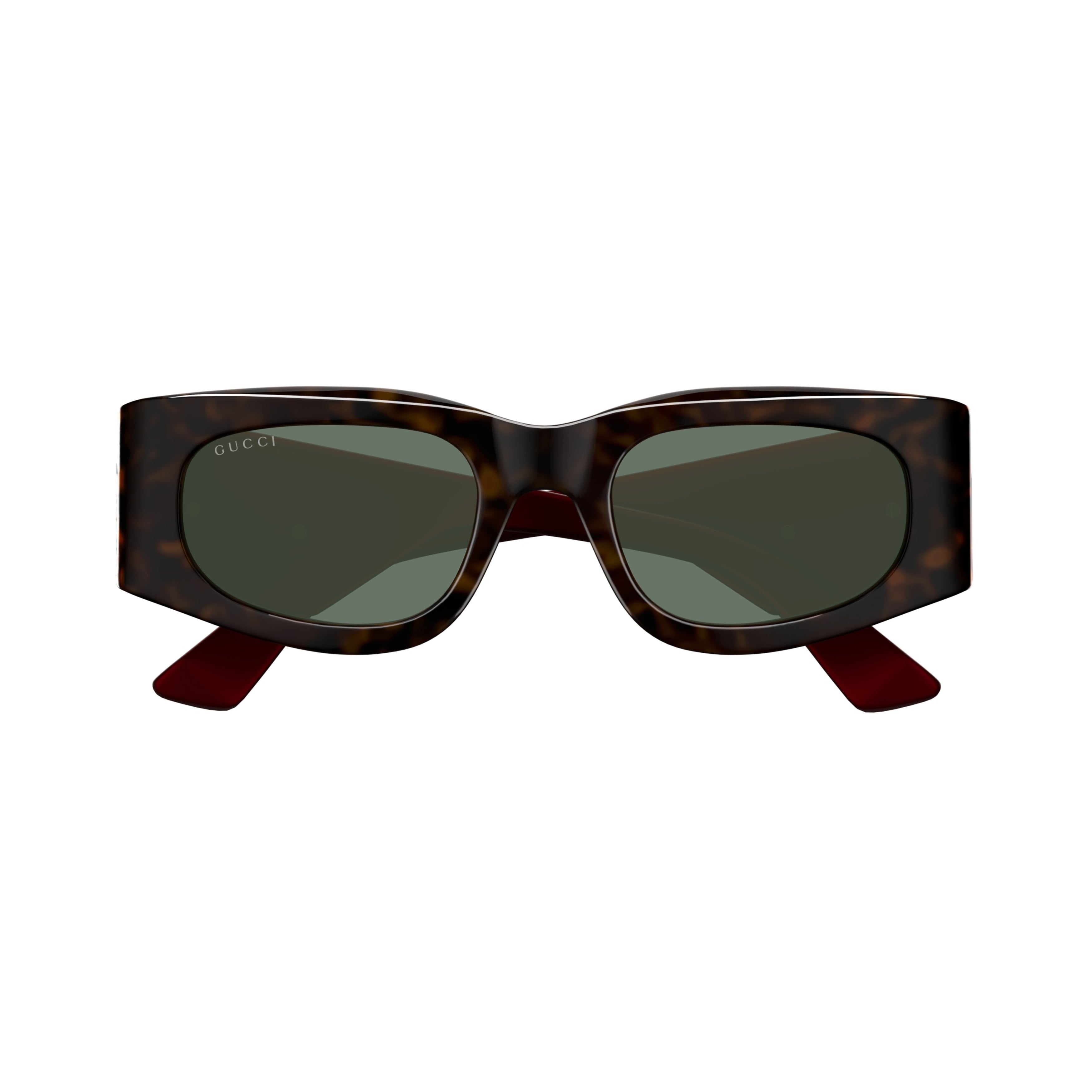 Gg1664s Rectangular Tortoiseshell Sunglasses