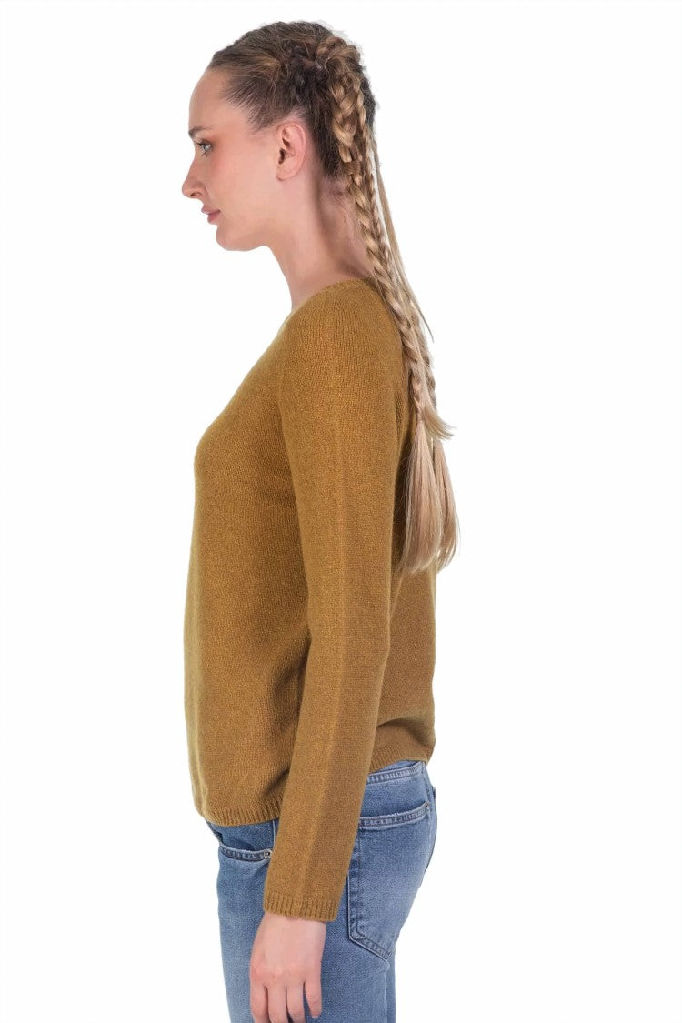 Fine Ribbed Cashmere Blend Sweater