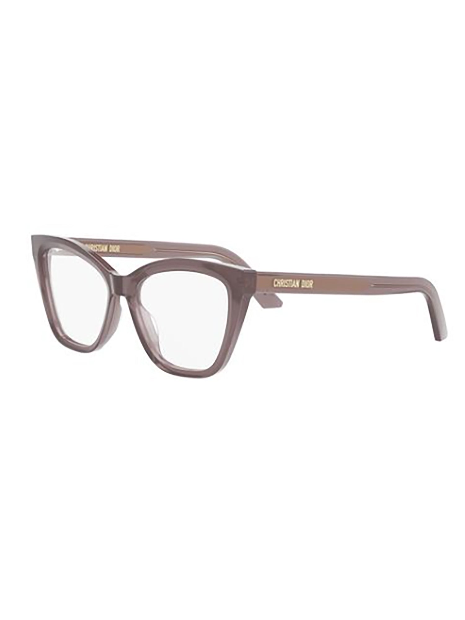 Translucent Mauve Cat-Eye Optical Frames