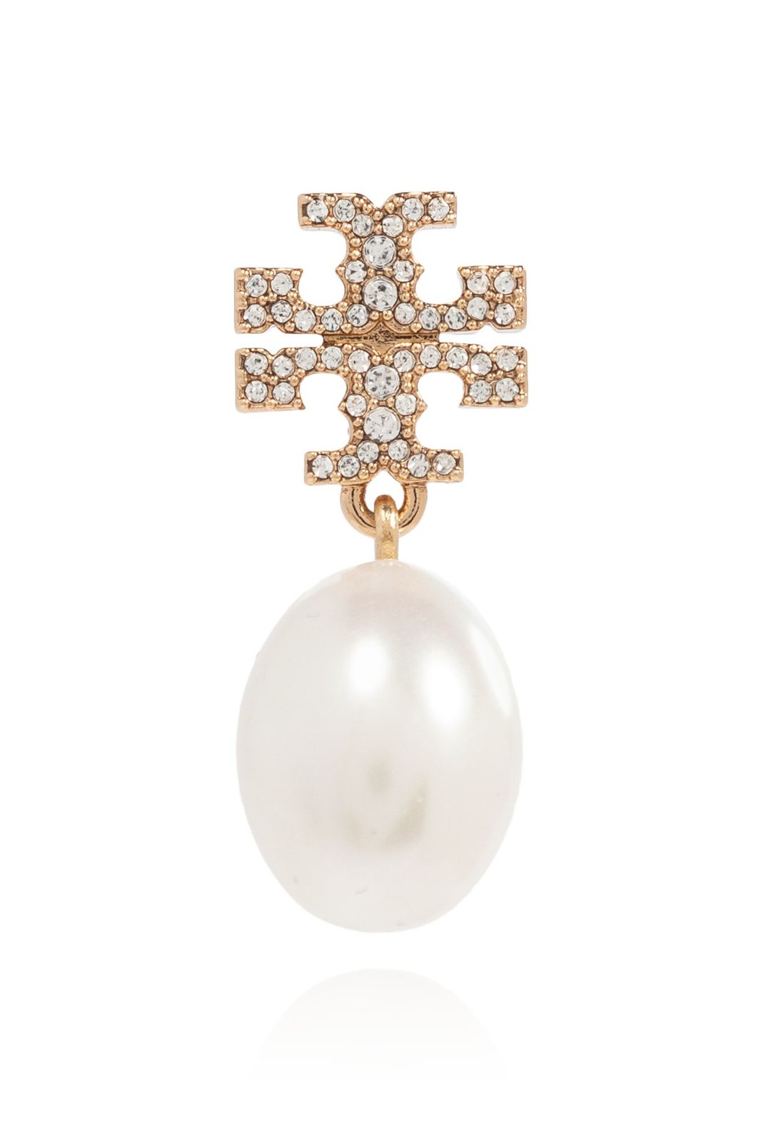 Kira Pave Pearl Drop Earrings