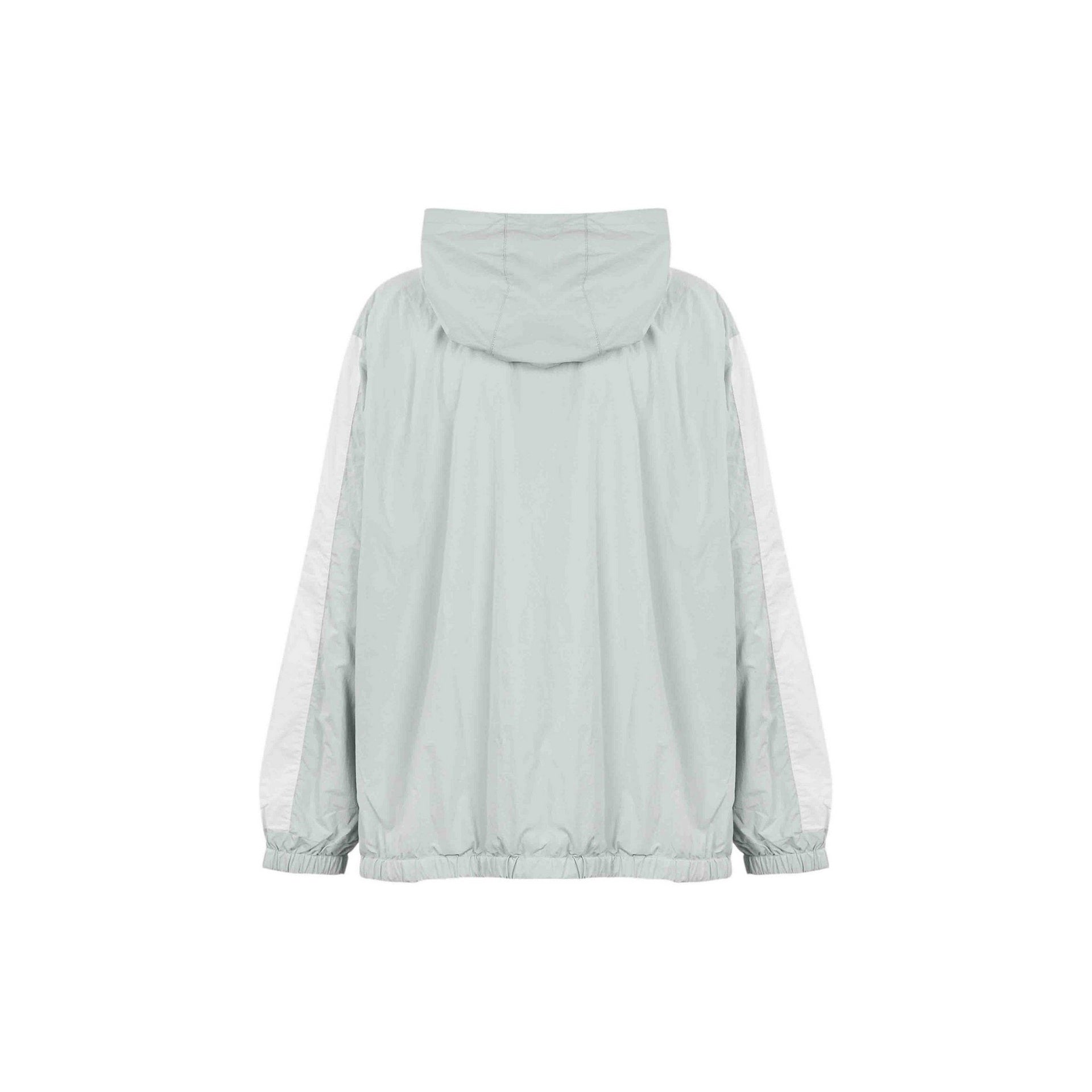 Lightweight Windbreaker Jacket With Adjustable Drawstring Hem