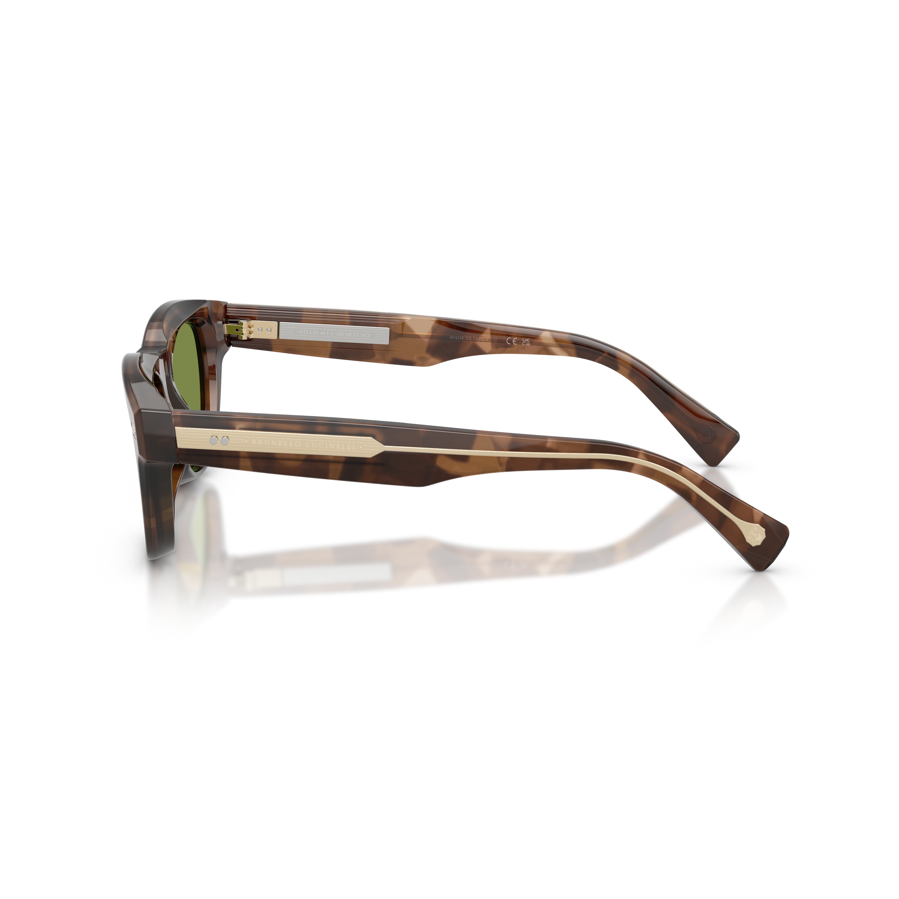 0bc3016s Rectangular Acetate Sunglasses with Tortoiseshell Pattern