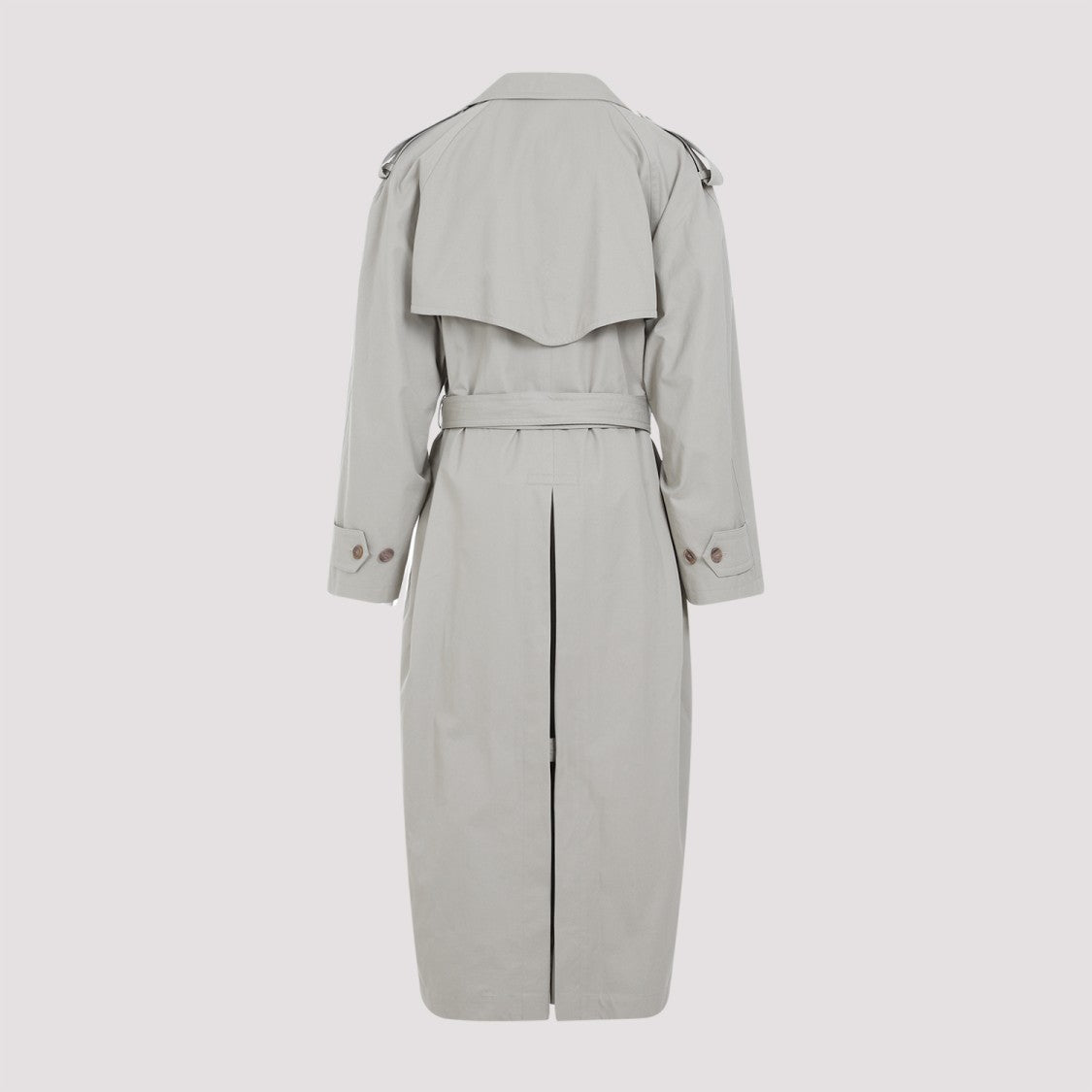 Military Beige Cotton Coat